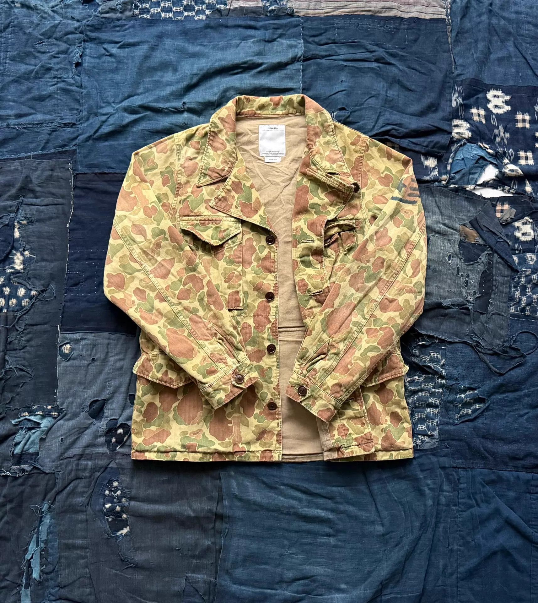 Visvim VISVIM 15SS ACHSE JKT CAMO Washed Size 3 Near Mint Size US L / EU 52-54 / 3 - 2 Thumbnail