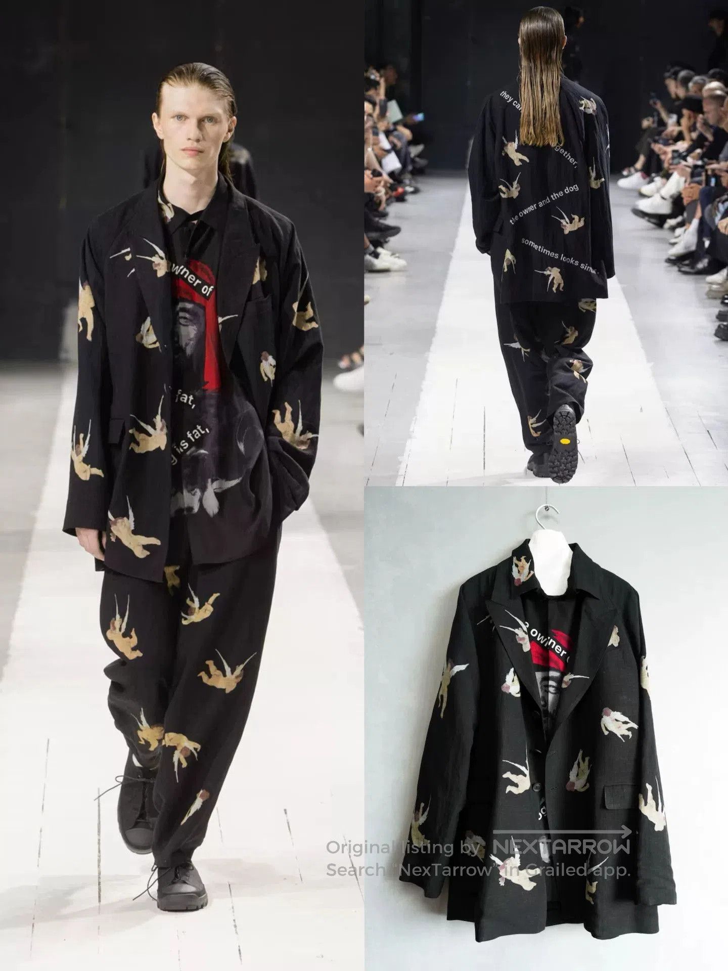 Yohji Yamamoto Yohji Yamamoto 24SS Dog & Man Silk Shirt. Size US M / EU 48-50 / 2 - 2 Thumbnail