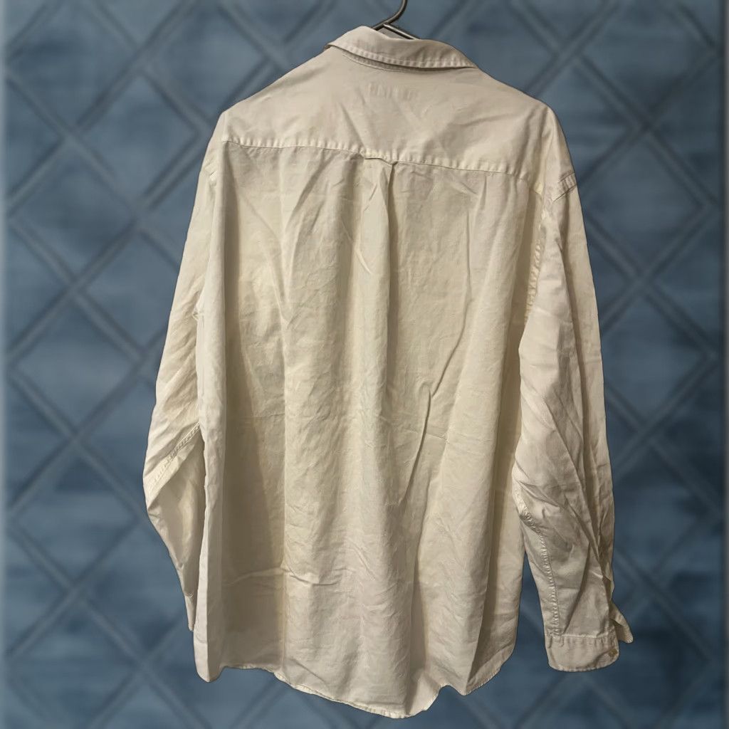 Nautica Nautica Shirt XL White Cotton Button-Up Collared Mens Regular Size US XL / EU 56 / 4 - 1 Thumbnail