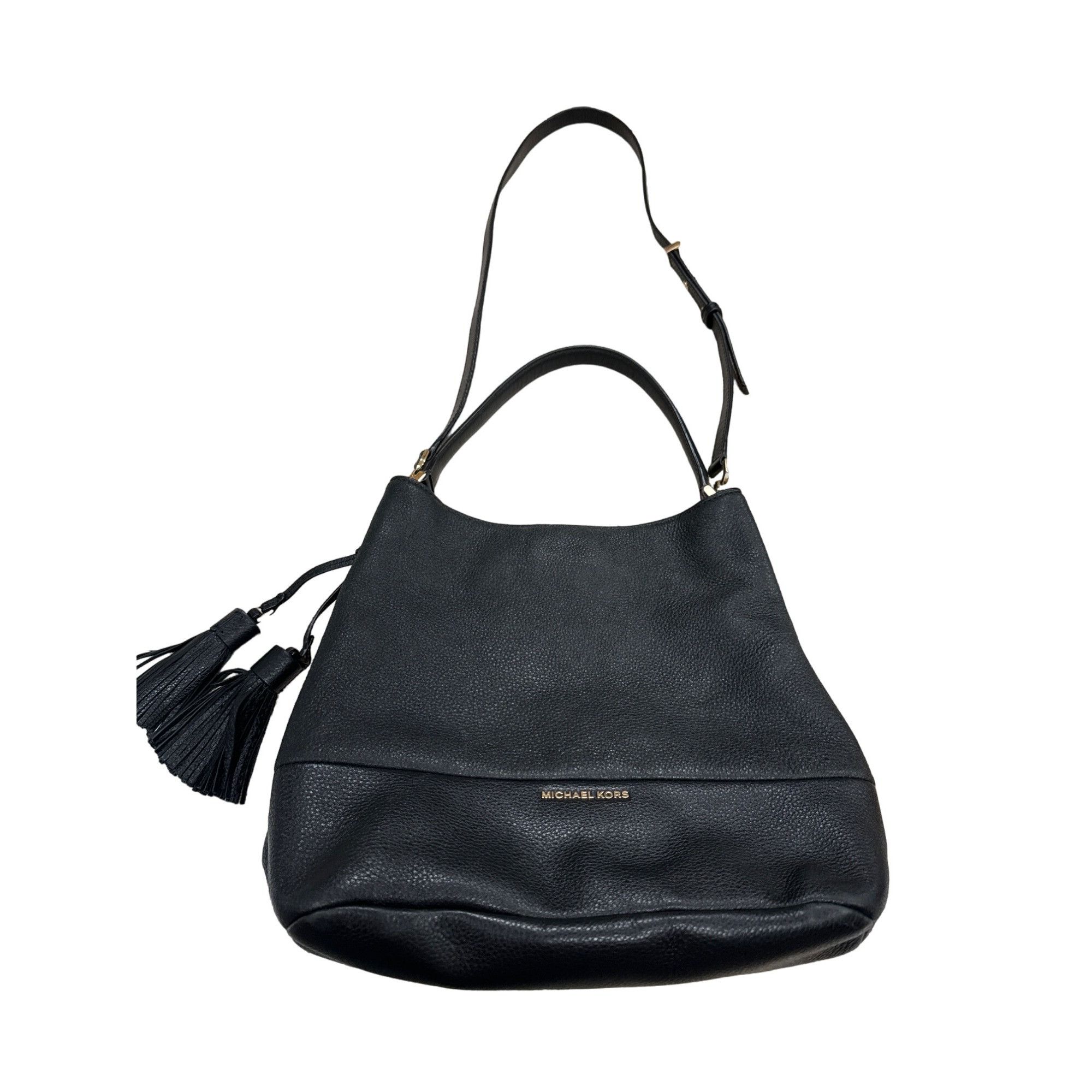 Michael Kors black AUTHENTIC purse handbag shoulder bag pebb