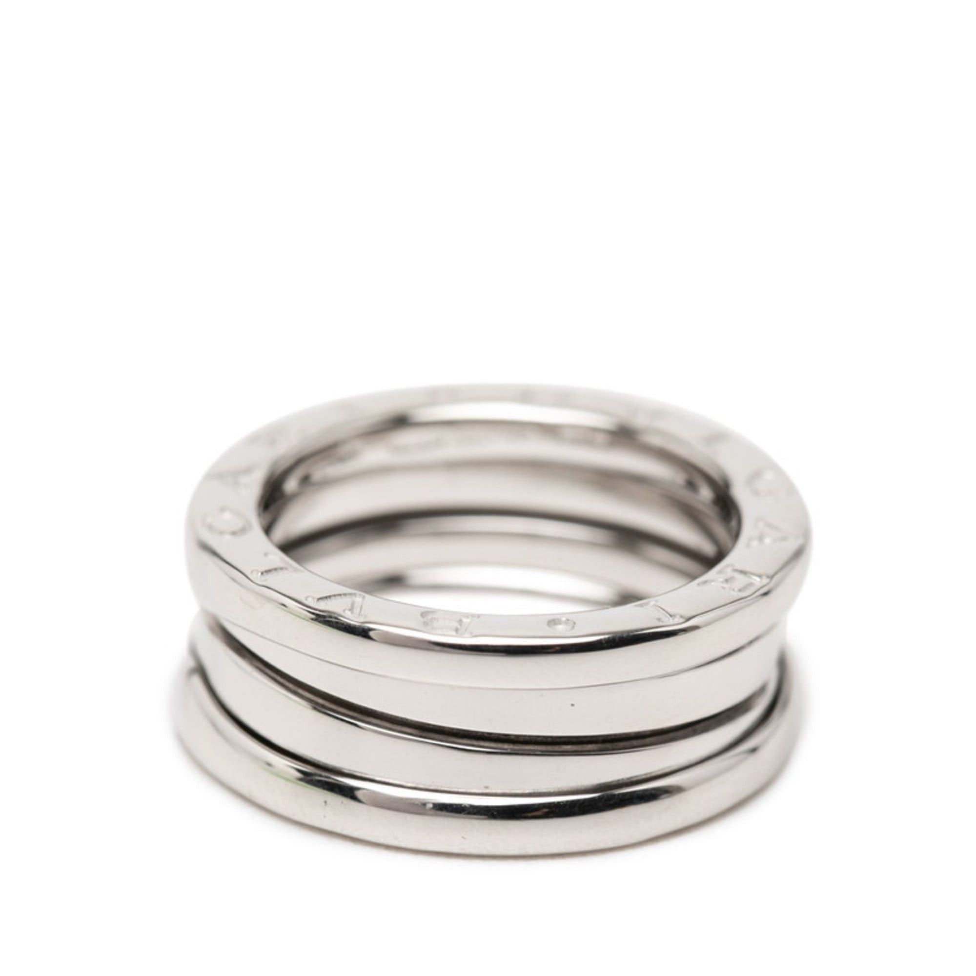 Bvlgari BVLGARI 18KWG White Gold Bzero1 Two-Band Ring for Women Size ONE SIZE - 1 Thumbnail