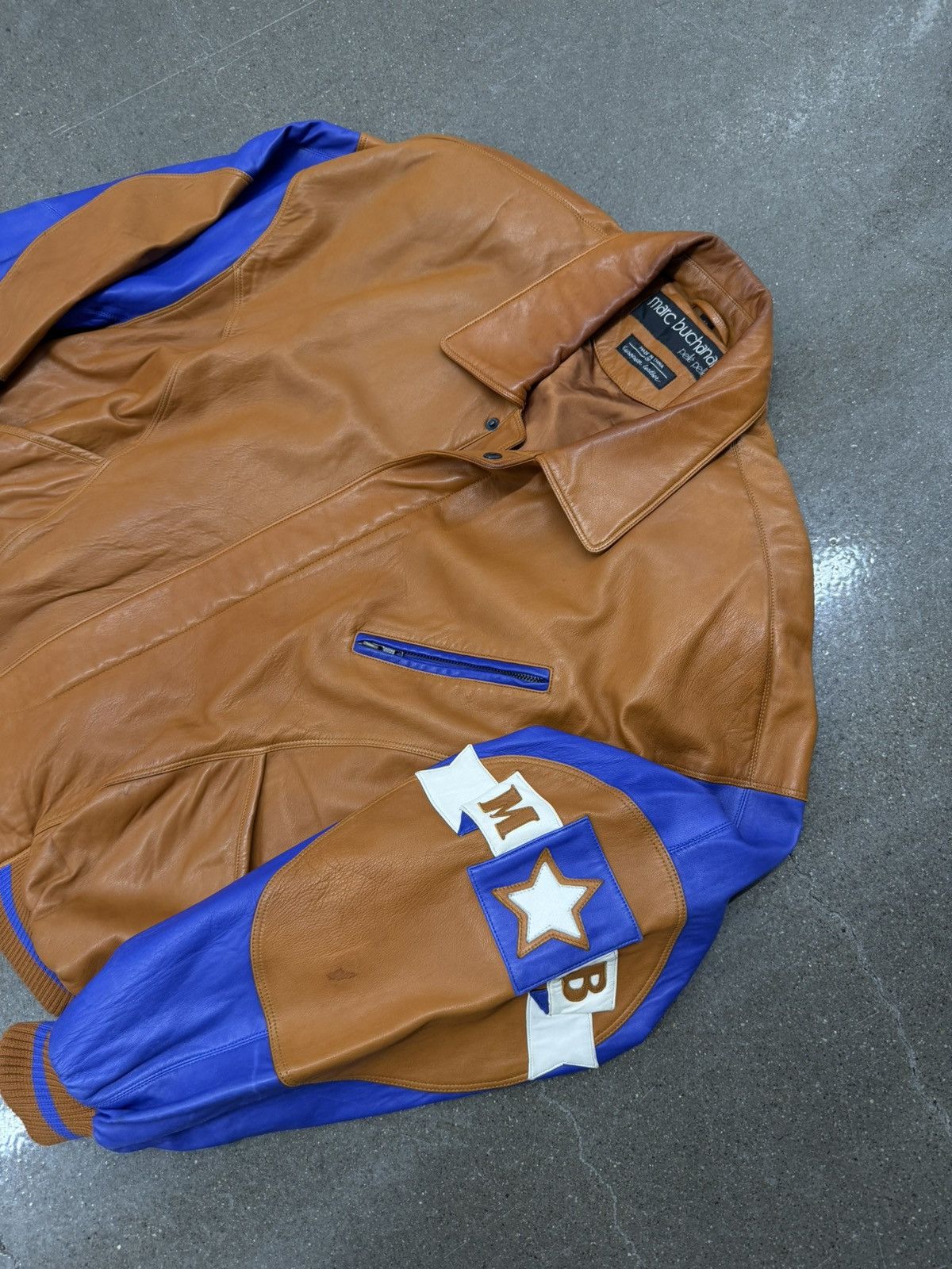 Marc Buchanan Vintage Marc Buchanan Pelle Pelle Soda Club Leather Jacket Size US L / EU 52-54 / 3 - 12 Thumbnail