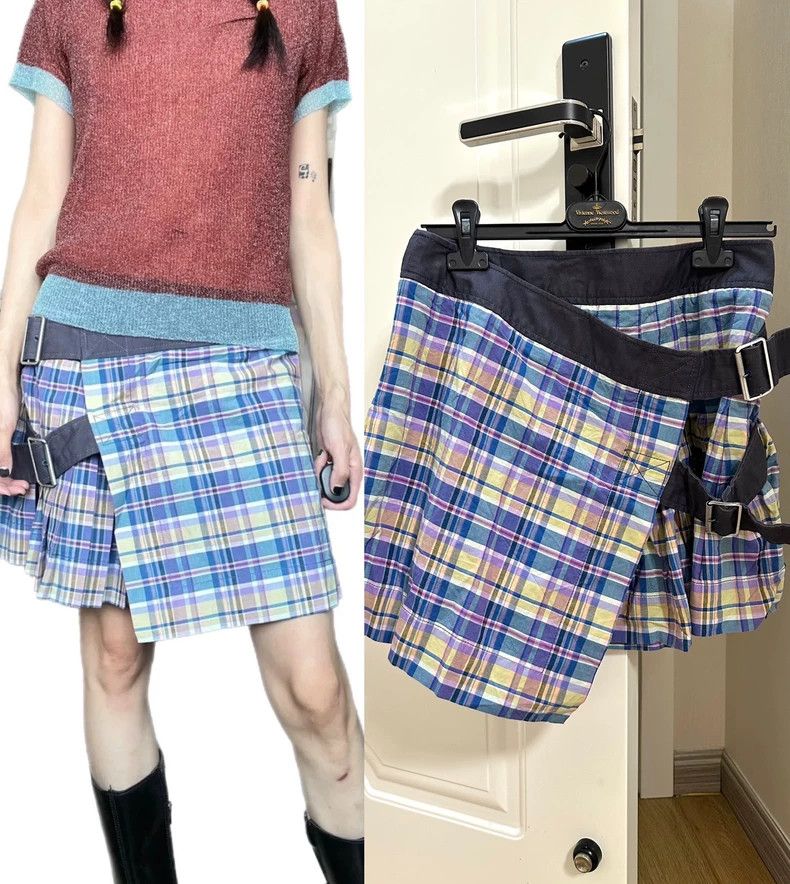 Vivienne Westwood Vivienne Westwood size3 Double pockmarked pleated half leng Size 27" / US 4 / IT 40 - 1 Thumbnail