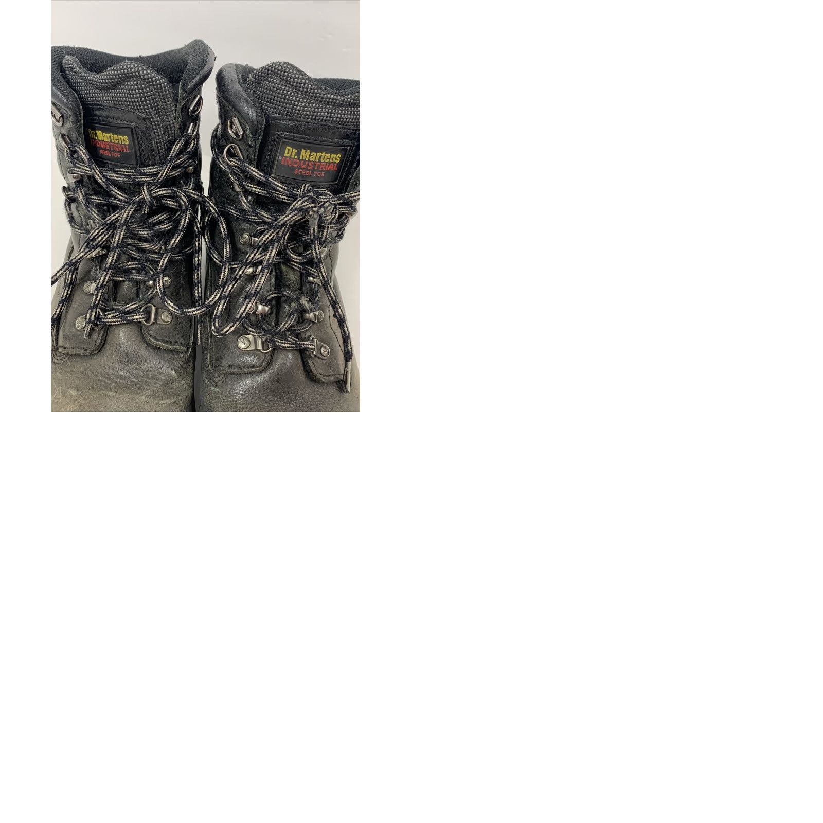 Dr. Martens VINTAGE Dr Martens Mens 10 Industrial Waterproof Steel Toe Boots Grip Trak Black 7A45 Size US 9 / EU 42 - 9 Thumbnail