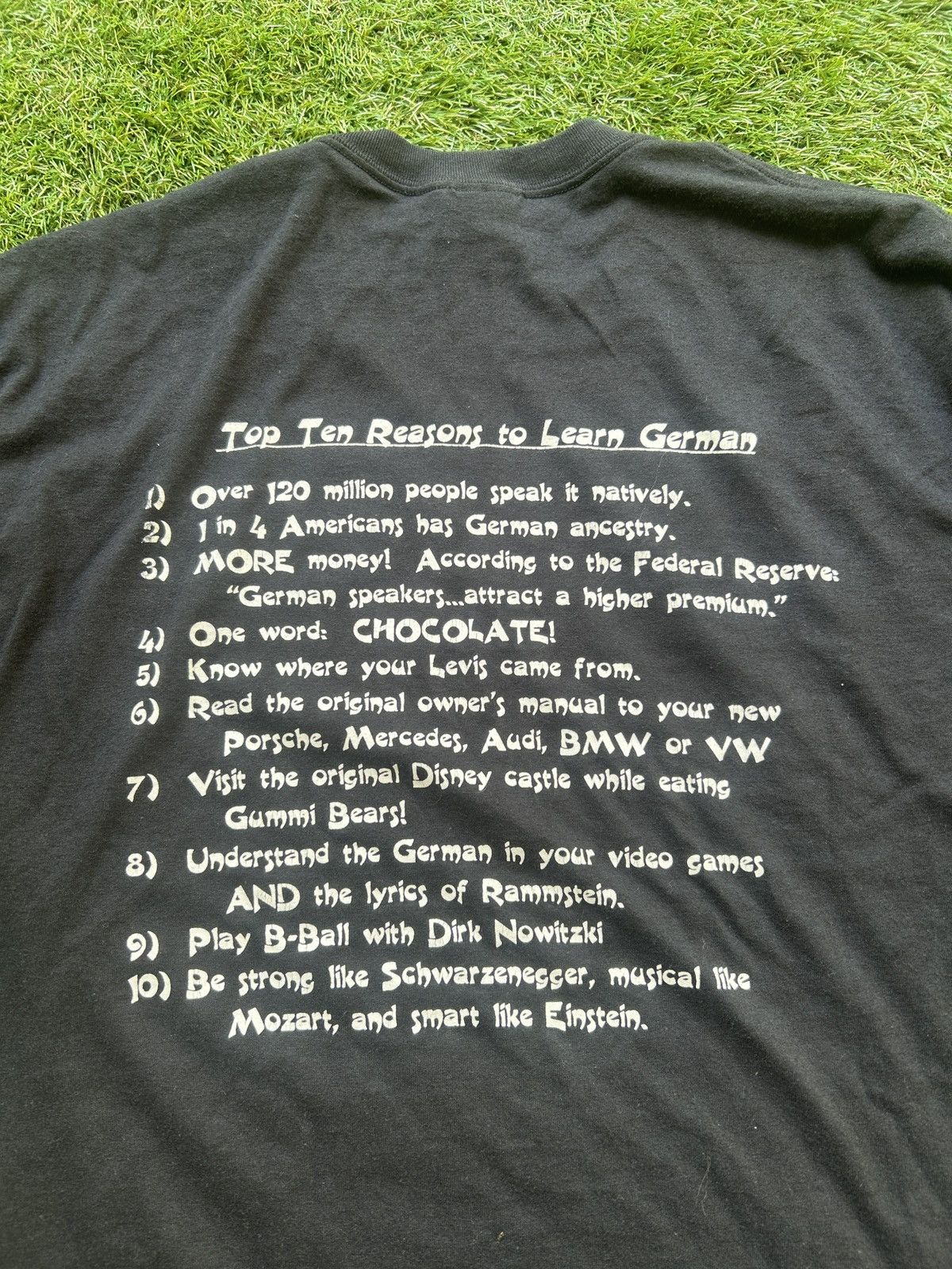 Vintage Vintage 90’s German T Shirt Size US L / EU 52-54 / 3 - 5 Thumbnail
