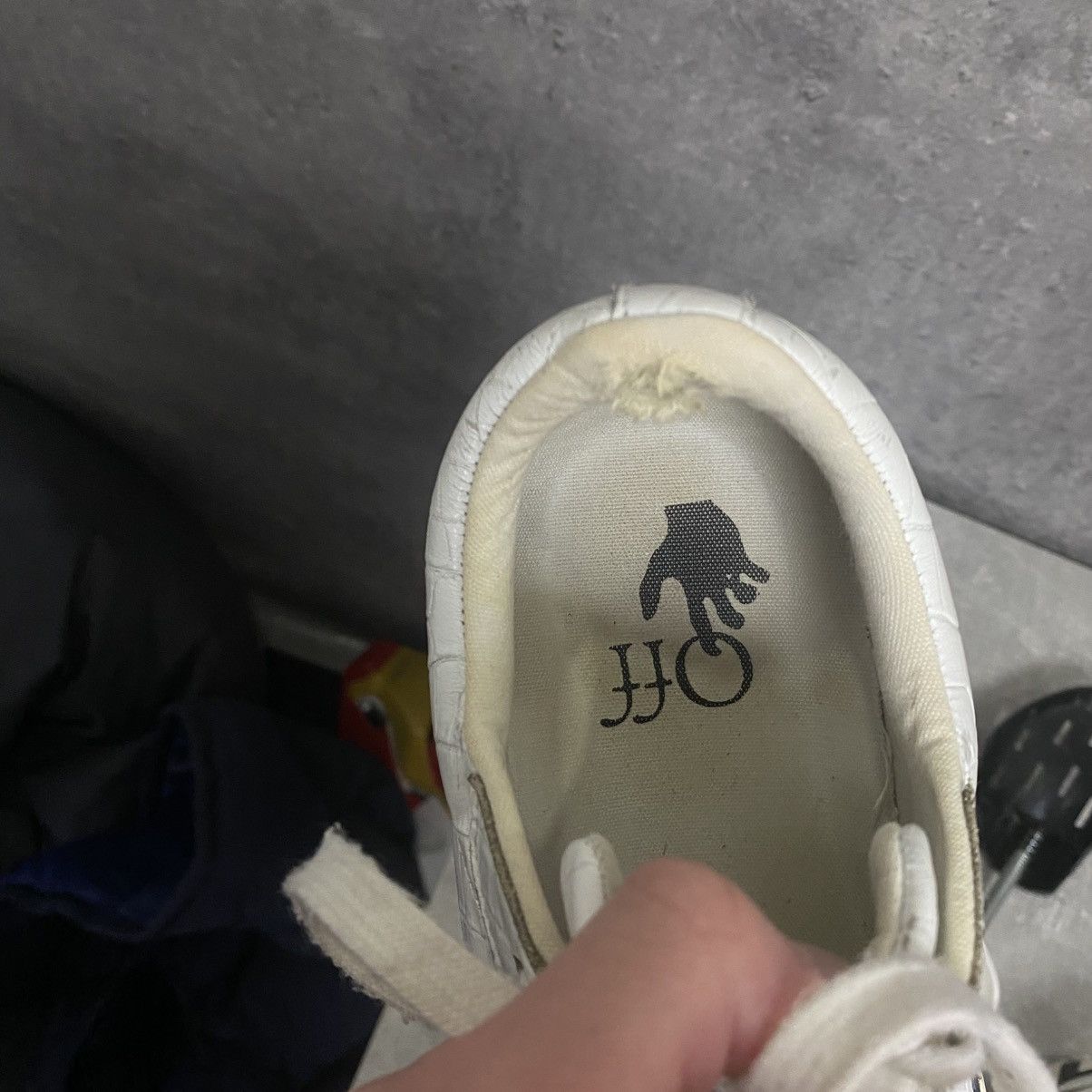 Off-White Off White Vulcanized Low Top White Sneakers Size US 8 / EU 41 - 18 Thumbnail