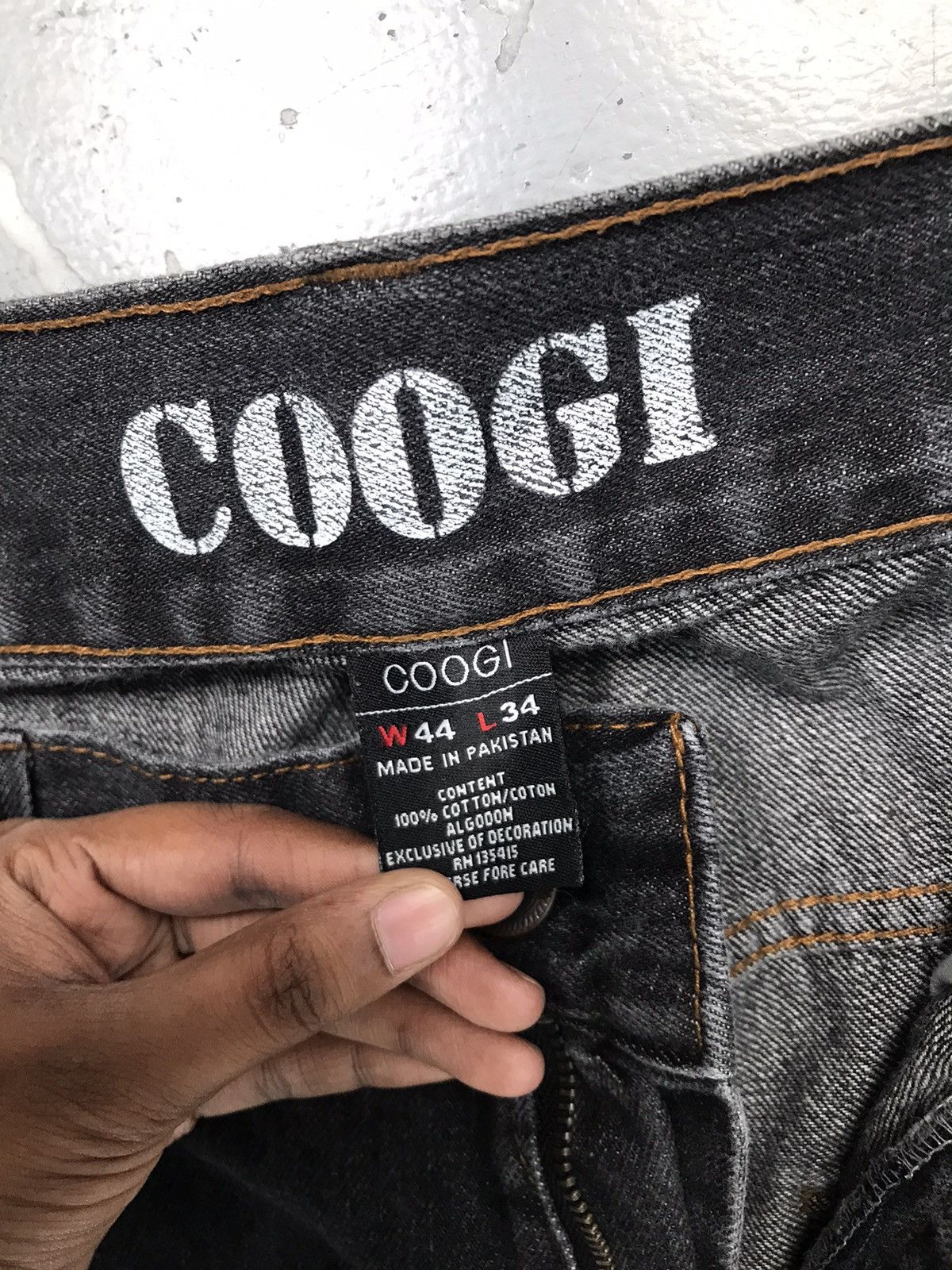 Coogi Vintage Coogi crazy patchwork baggy denim Size US 44 / EU 60 - 9 Thumbnail