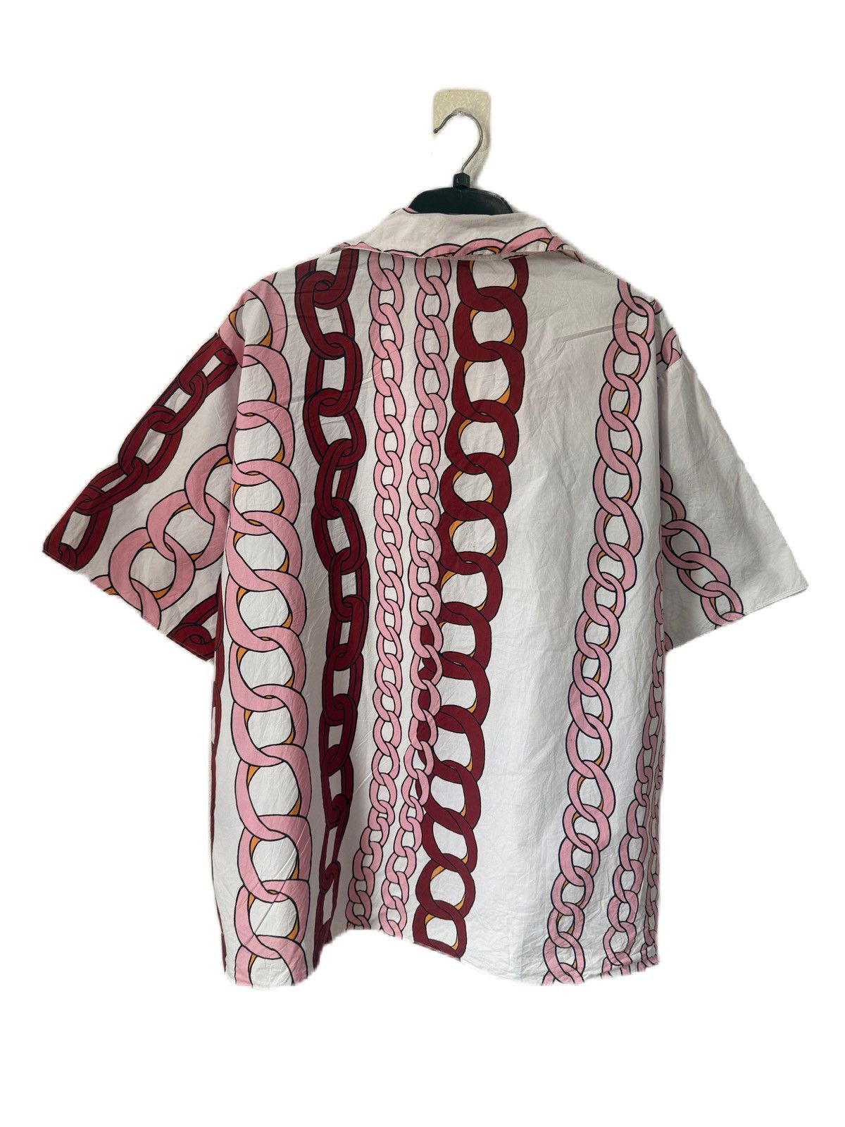 Marni Marni Oversized Chain Link Poplin Top Pink Burgundy 2 Pocket Size XS / US 0-2 / IT 36-38 - 4 Thumbnail