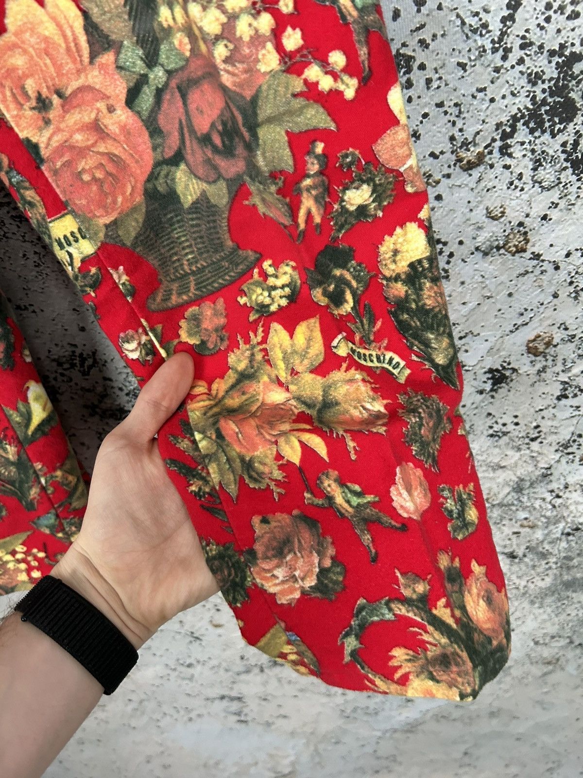 Moschino Vintage Moschino Jeans Made in Italy 90s Floral Pants Rare Size US 29 - 6 Thumbnail