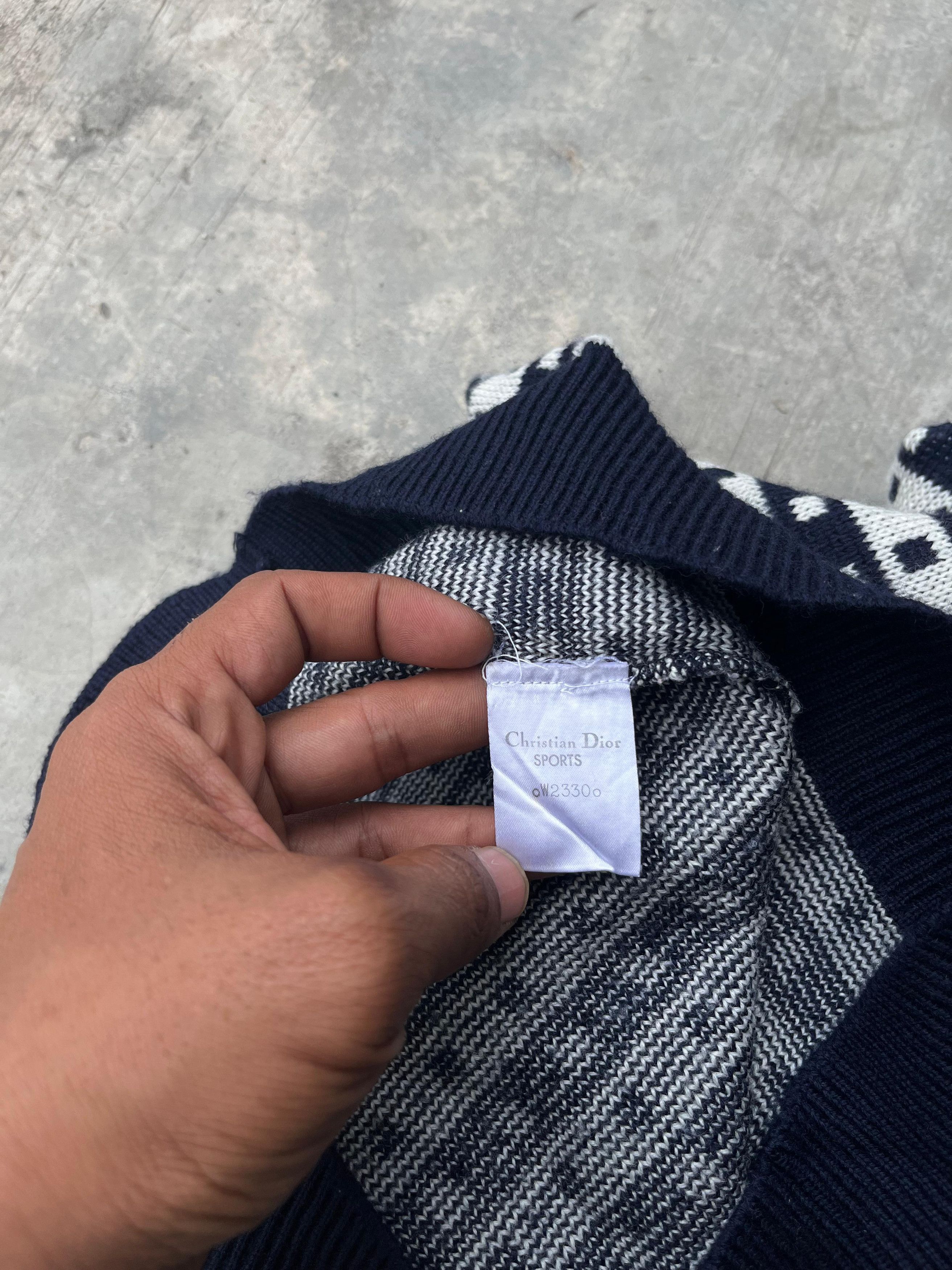 Christian Dior Monsieur × Vintage Vintage Christian Dior Sports Vneck Cardigan Size M / US 6-8 / IT 42-44 - 5 Thumbnail