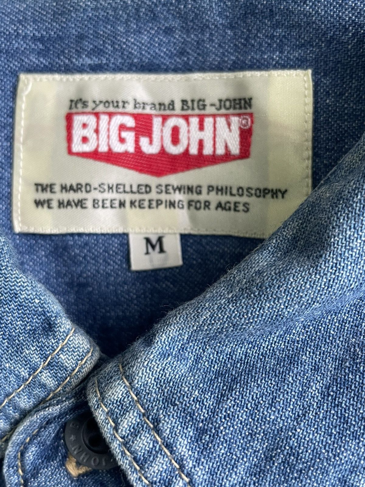 Big John Vintage Big John Chambary Shirt Size US L / EU 52-54 / 3 - 7 Thumbnail