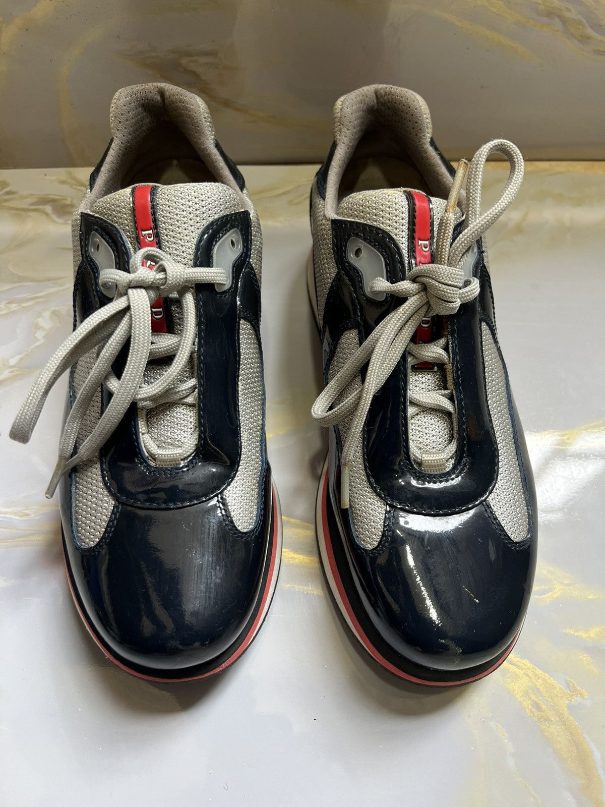 Prada Prada × Streetwear Prada American cup sneakers Size US 7 / EU 40 - 1 Thumbnail