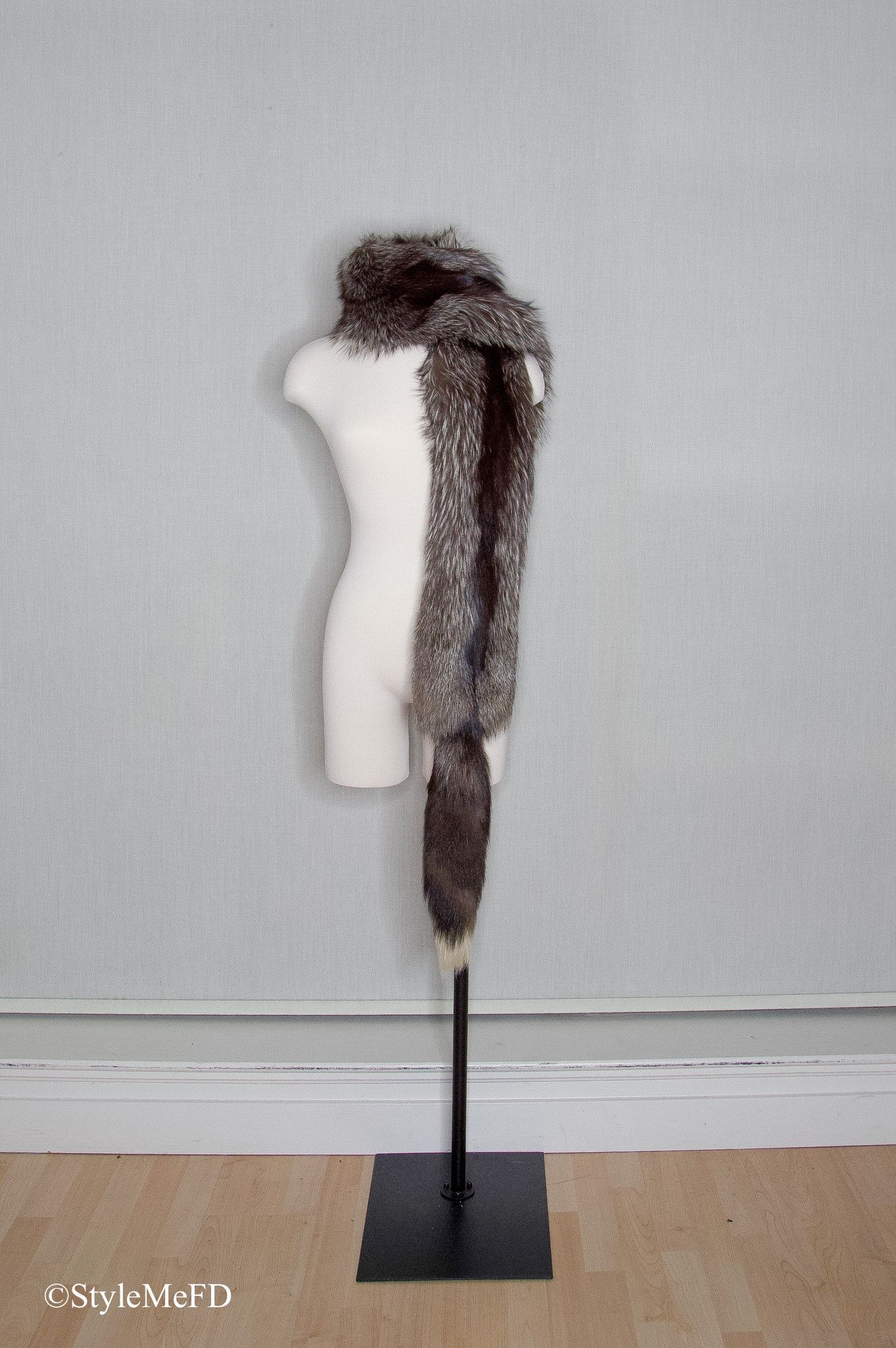 Vintage VINTAGE Fox Fur 100% Real Scarf Size ONE SIZE - 2 Thumbnail