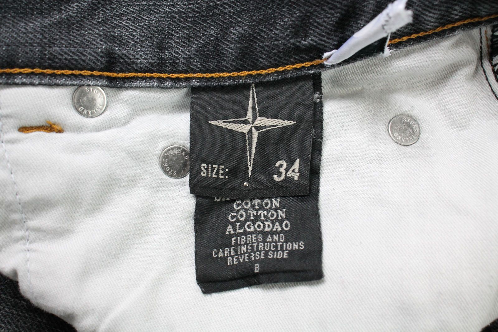 Stone Island STONE ISLAND Jeans Men's W34 Regular Fit Button Fly Denim Size US 34 / EU 50 - 6 Thumbnail