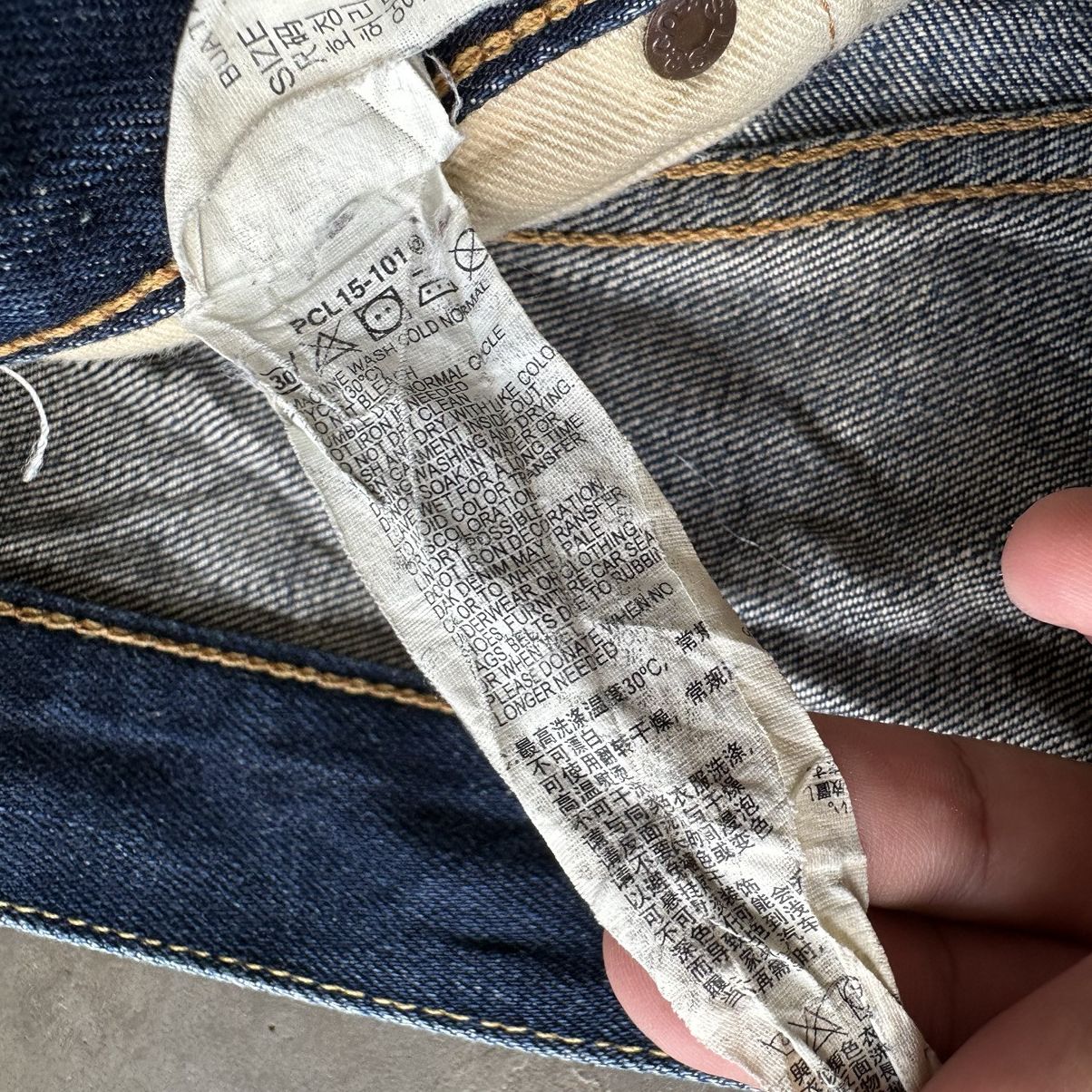 Jean × Levi's × Vintage Vintage Levi’s 551 Distressed Faded Denim Jean Pant W31 Size US 31 - 8 Thumbnail