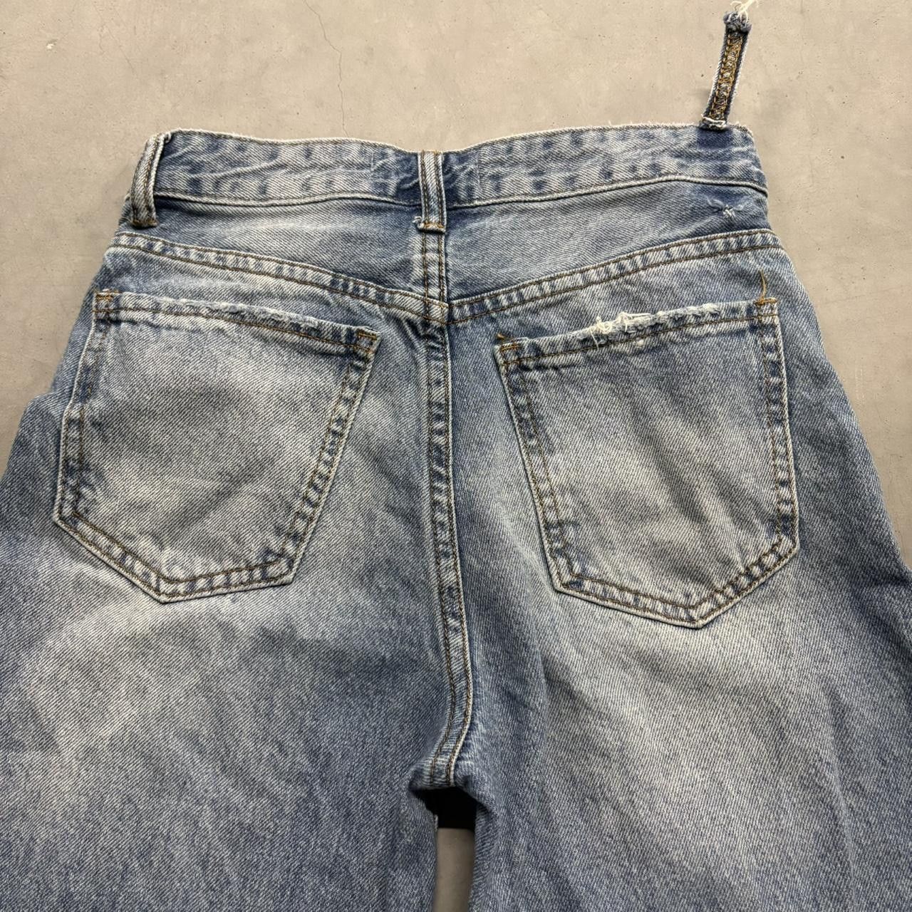 Vintage Crazy Vintage Y2K/2000s Super Baggy Wideleg Skater Streetwear Medium Blue Wash Denim Jeans! Size US 26 / EU 42 - 5 Thumbnail