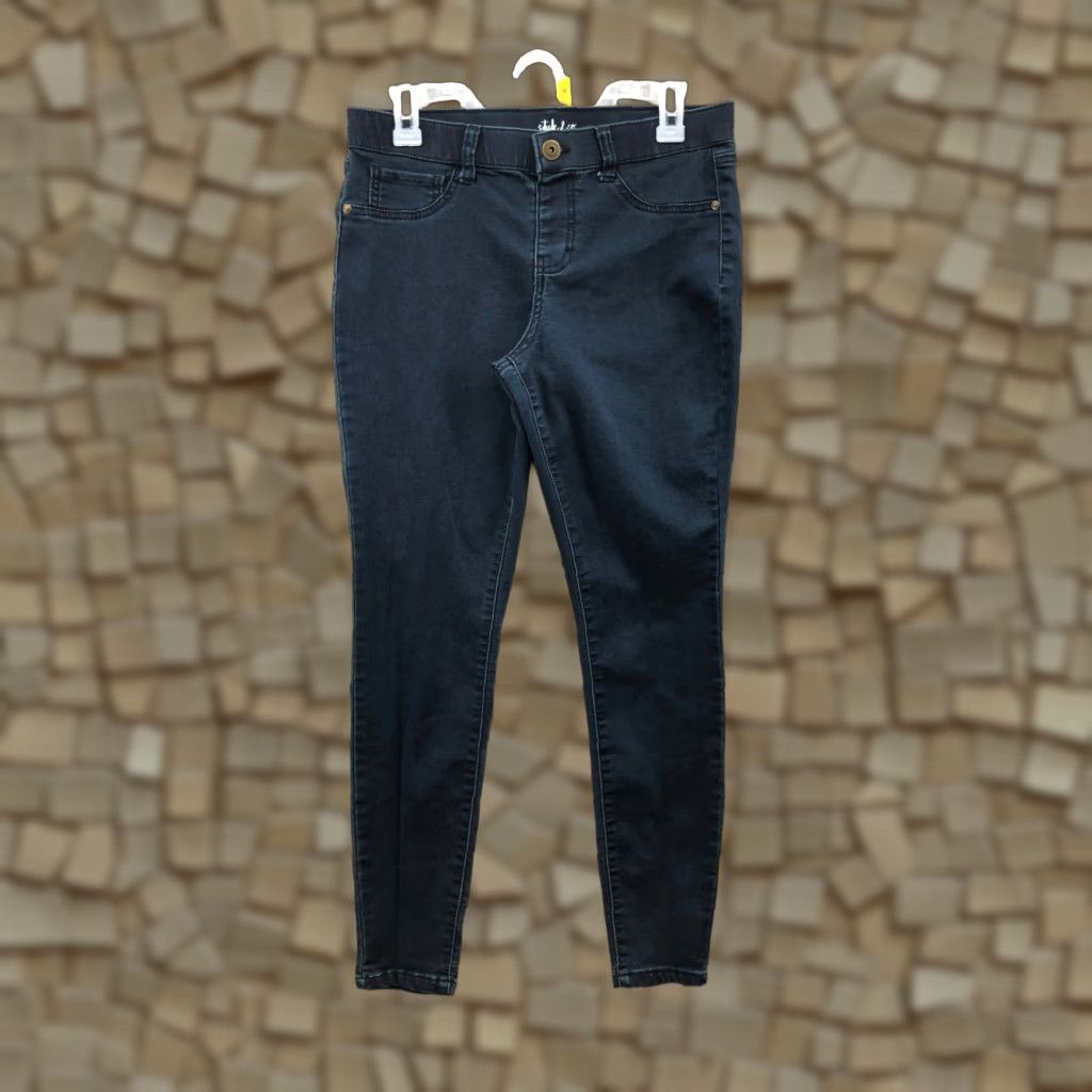 Vintage Style&Co Jeans Size 8 Womens Mid Rise Skinny Dark Wash Blue Denim Size 30" / US 8 / IT 44 - 1 Thumbnail