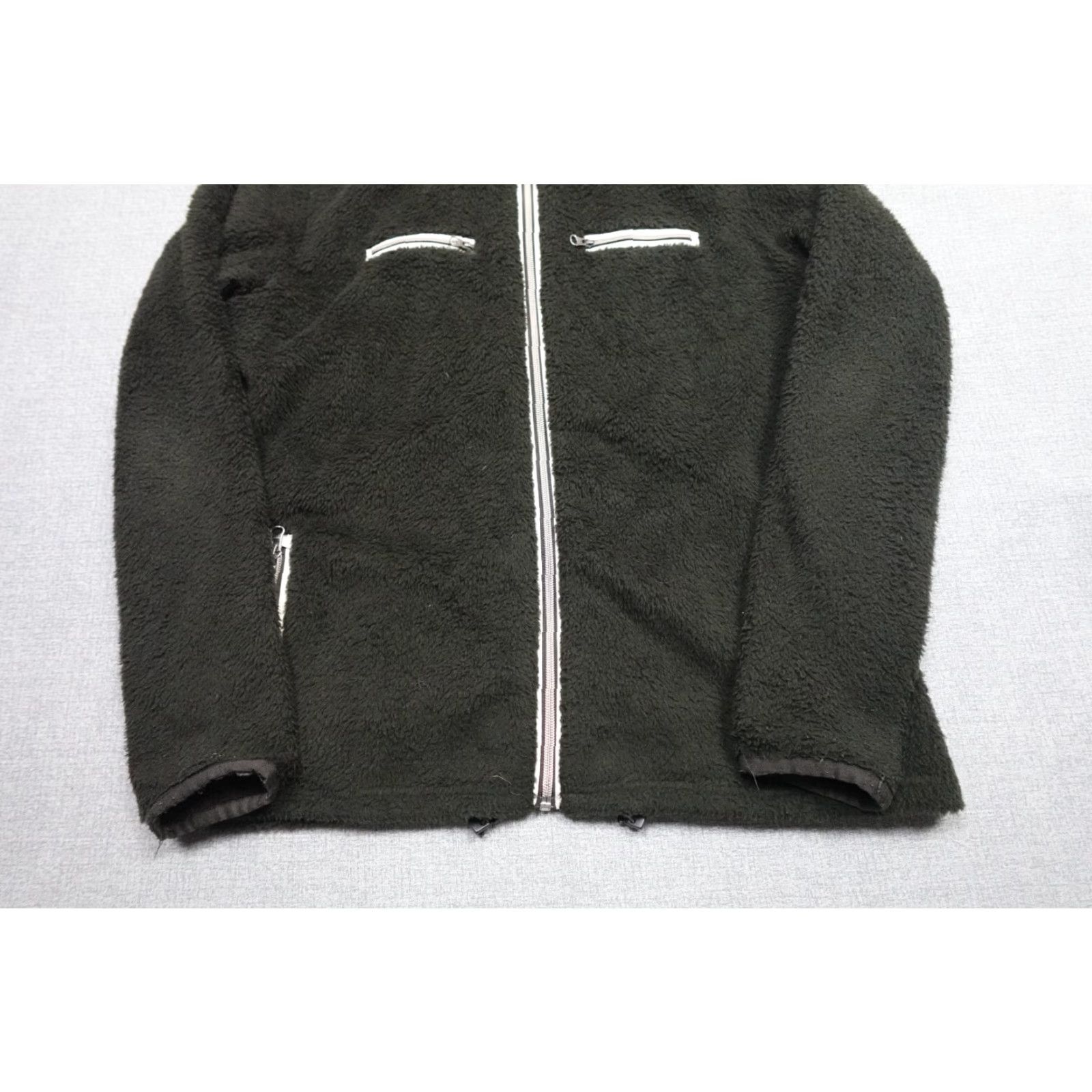 Etro Kuhl SweatER Womens L Green Full Zip Hooded Fleece Retro Sherpa Long Sleeve Size L / US 10 / IT 46 - 3 Thumbnail