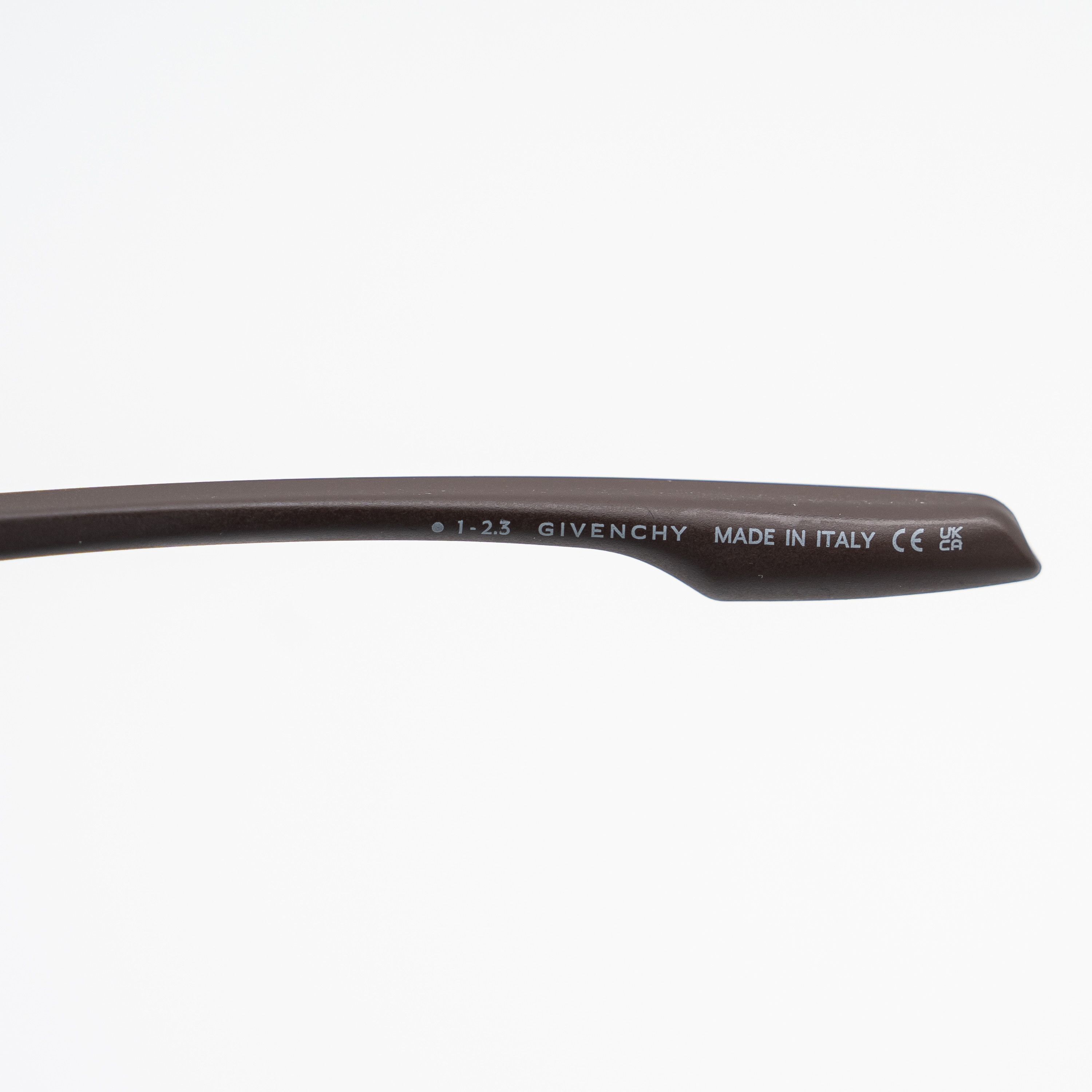 Givenchy Givenchy Giv Cut Shield Sunglasses Brown Unisex Size ONE SIZE - 7 Thumbnail