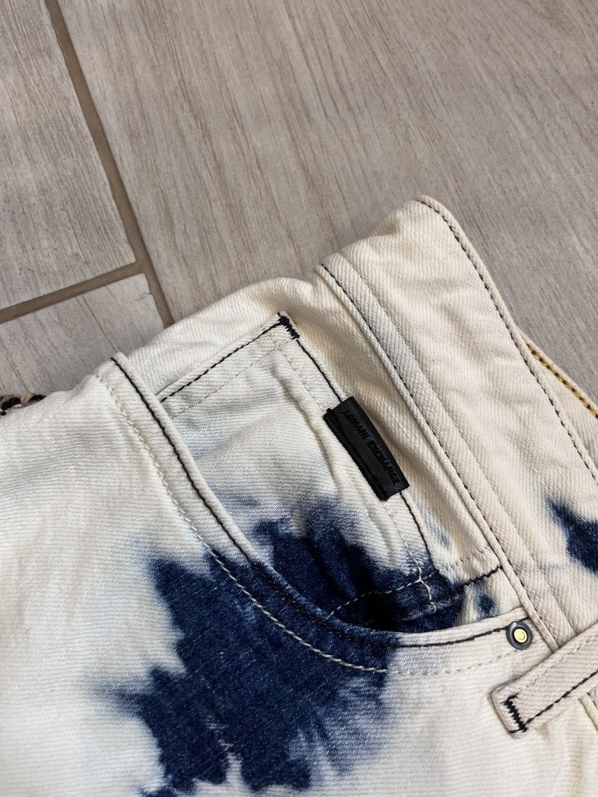 Armani Exchange × Designer Hype Armani Exchange skinny jeans j14 tiy dye style denim Size US 34 / EU 50 - 9 Thumbnail