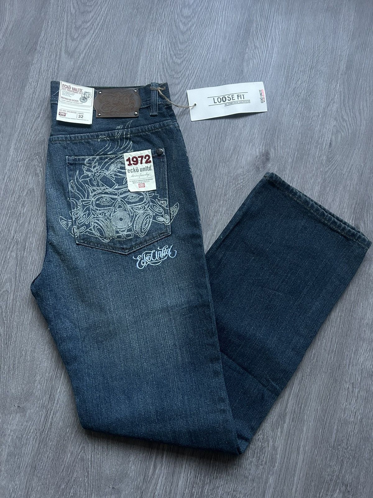 Ecko Unltd. × Vintage Pants Ecko Untdl 🔘 Vintage 🔘 NEW✅🔘 Streetwear 🔘 Size US 32 / EU 48 - 6 Thumbnail