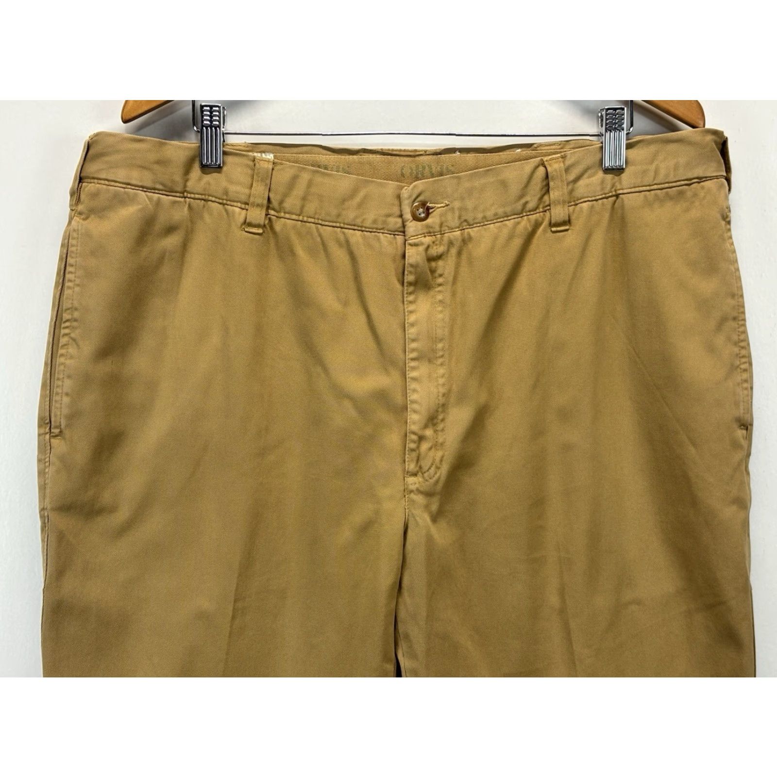 Orvis Orvis Chino Pants 42 (40x29) Cuffed Gold Preppy Casual Workwear Mens Size US 42 / EU 58 - 2 Thumbnail