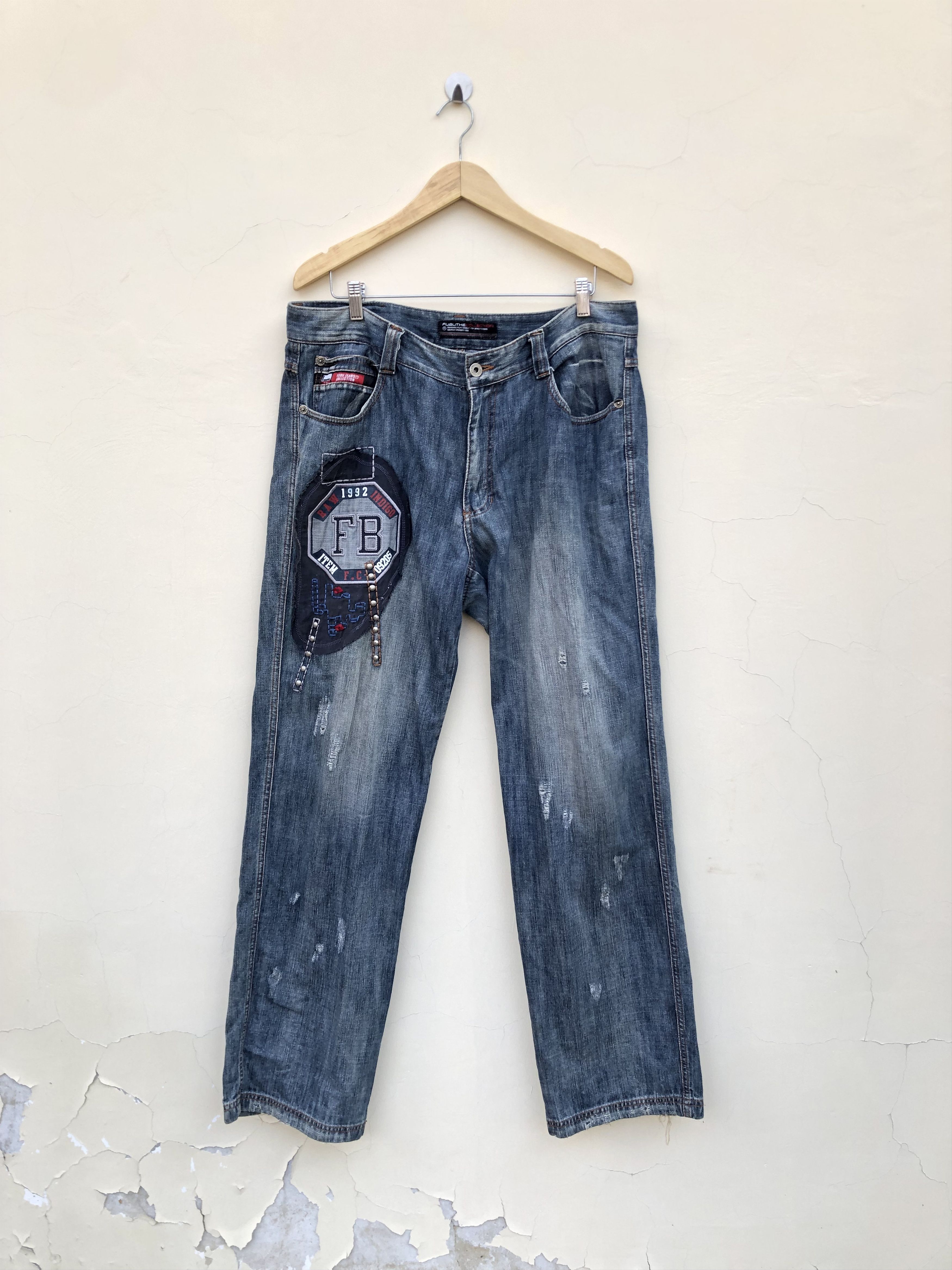 If Six Was Nine 2000s Jackrose Distressed Dirty Jeans Vkei