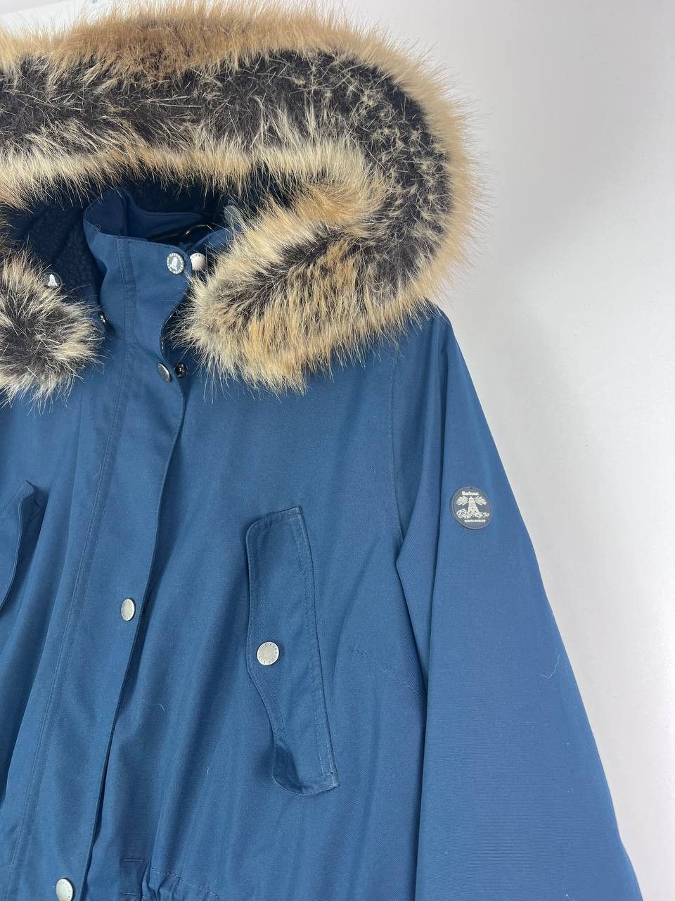 Barbour Barbour LWB0486 Stronsay Waterproof Jacket Faux Fur Size L Size L / US 10 / IT 46 - 2 Thumbnail