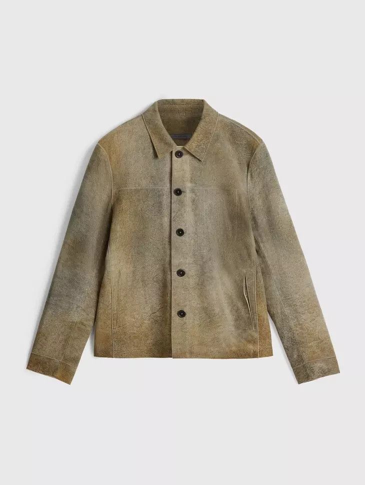 oc11z10524 Trucker Jacket in Brown