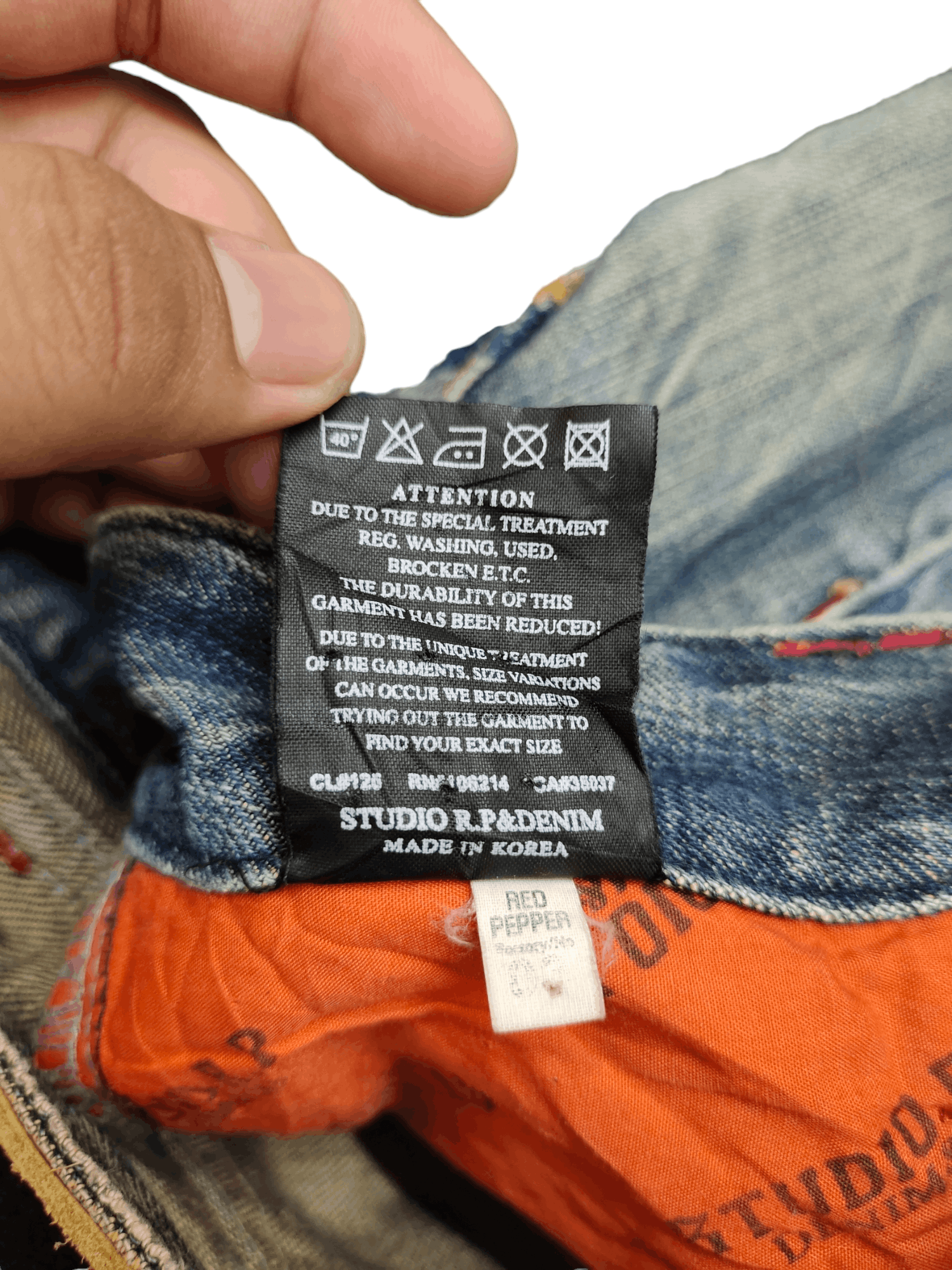If Six Was Nine Flare Jeans Studio RP Lace Pocket Faded Bootcut Jpg Style Size US 27 - 21 Thumbnail
