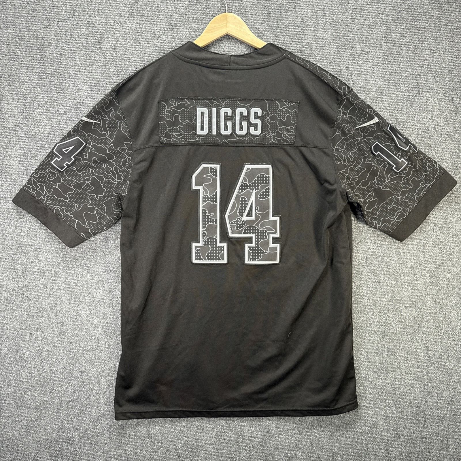 Buffalo Bills Jersey Stefon Diggs Mens Medium Nike Elite Bla
