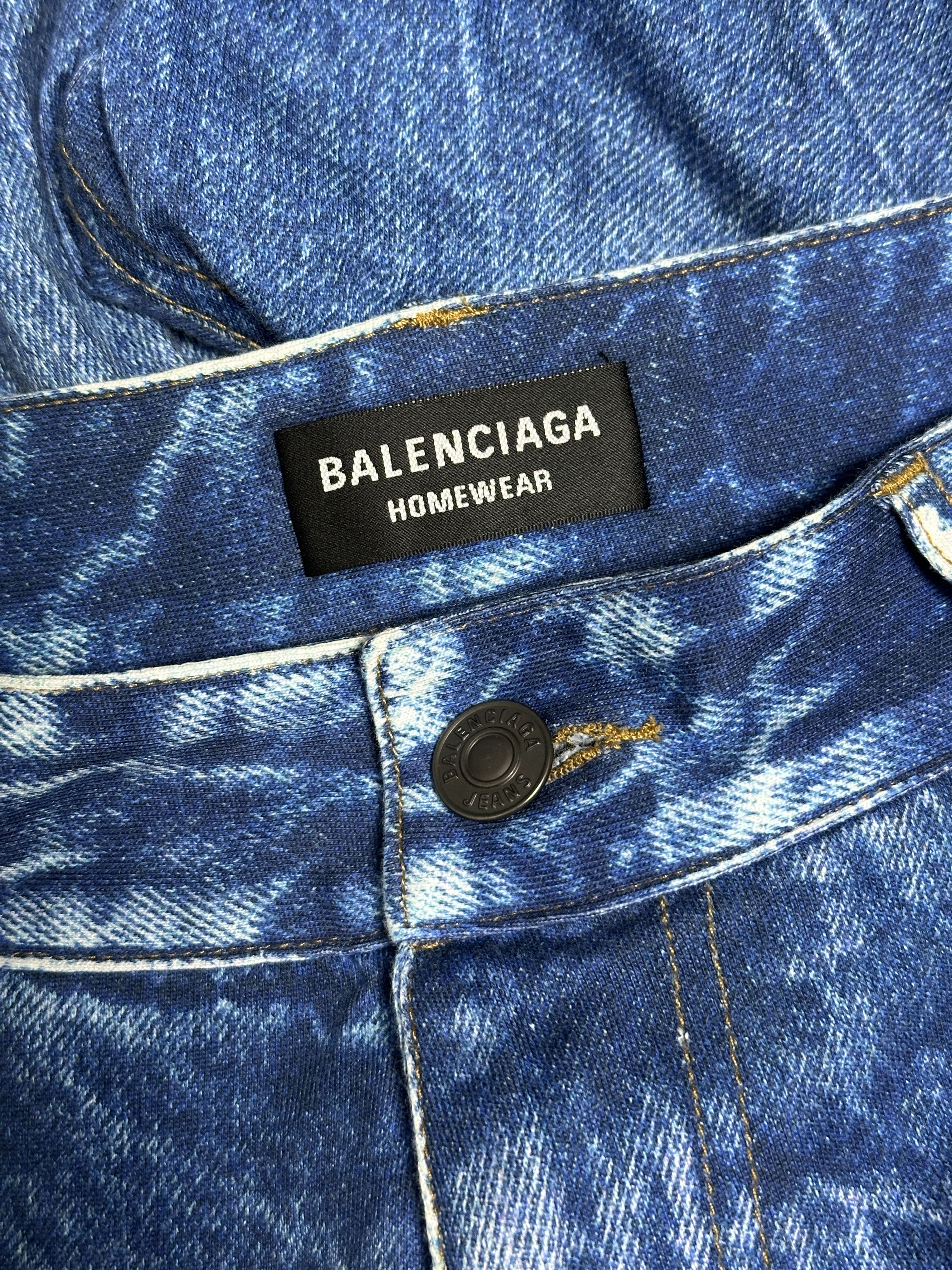 Balenciaga Balenciaga Trompe l'oeil Sweatpants / Jeans Size US 32 / EU 48 - 3 Thumbnail