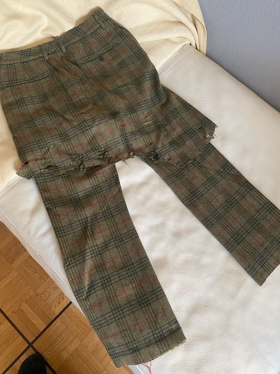 R13 R13 green tartan wool trousers Size US 30 / EU 46 - 3 Thumbnail