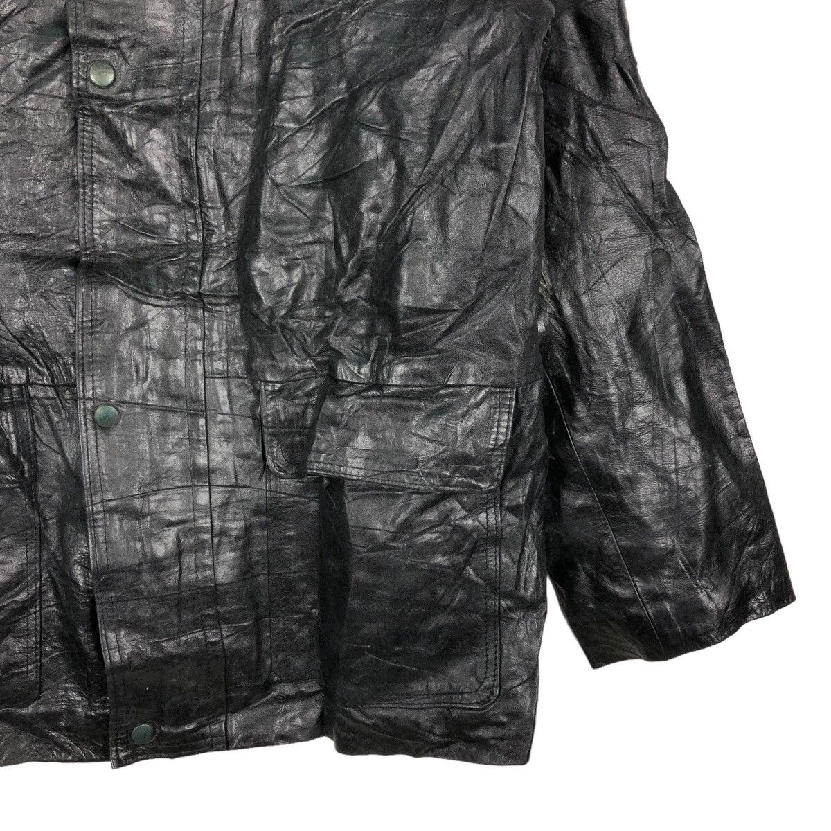 Japanese Brand 🔥Vintage Genuine Leather Jacket Stingi & Stingi Vera Pelle Size US L / EU 52-54 / 3 - 5 Thumbnail