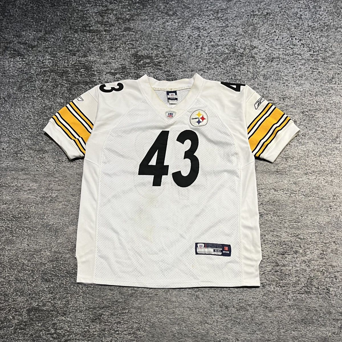 NFL Vintage Pittsburgh Steelers Troy Polamalu Jersey #43 Reebok Size US L / EU 52-54 / 3 - 1 Thumbnail