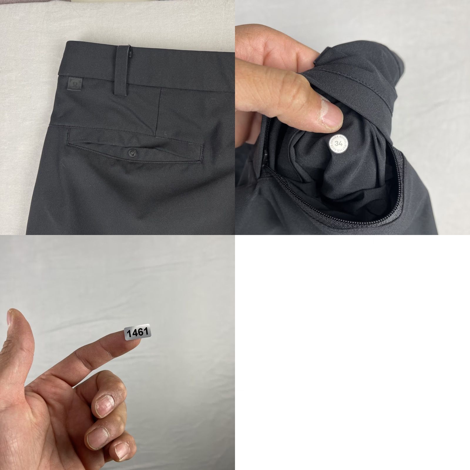 Lululemon Lululemon Pants Mens 34x33 Black Commission Relaxed Stretch Pockets LM5711S Size US 34 / EU 50 - 9 Thumbnail