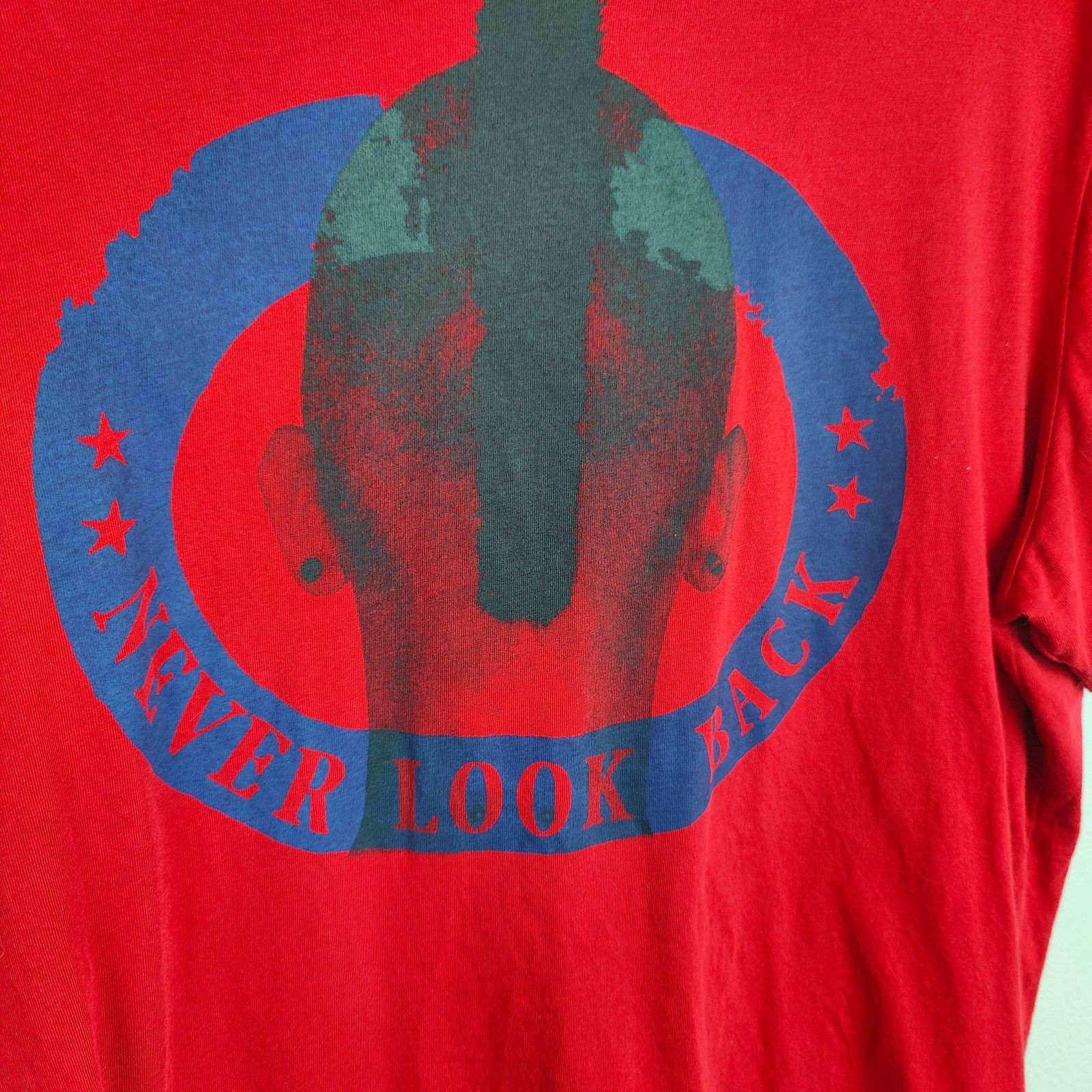 Diesel Diesel Graphic T-Shirt Mens Large Red Never Look Back Mohawk Size US L / EU 52-54 / 3 - 2 Thumbnail