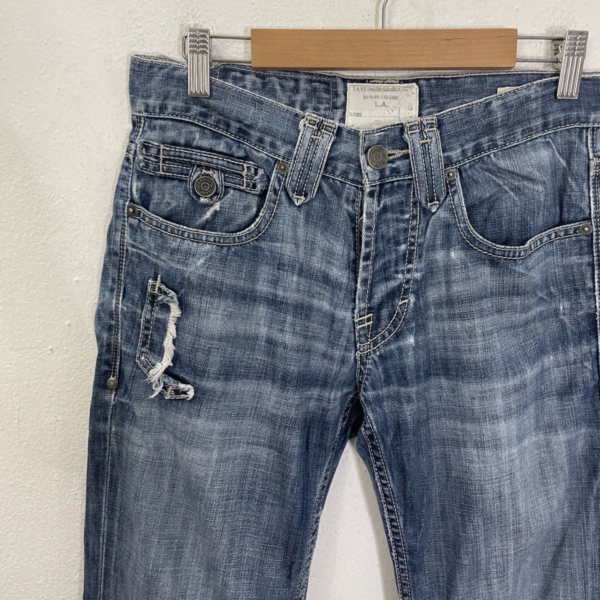 Jimmy Taverniti Vintage Jimmy Teverniti Denim Jeans Size 30" / US 8 / IT 44 - 3 Thumbnail
