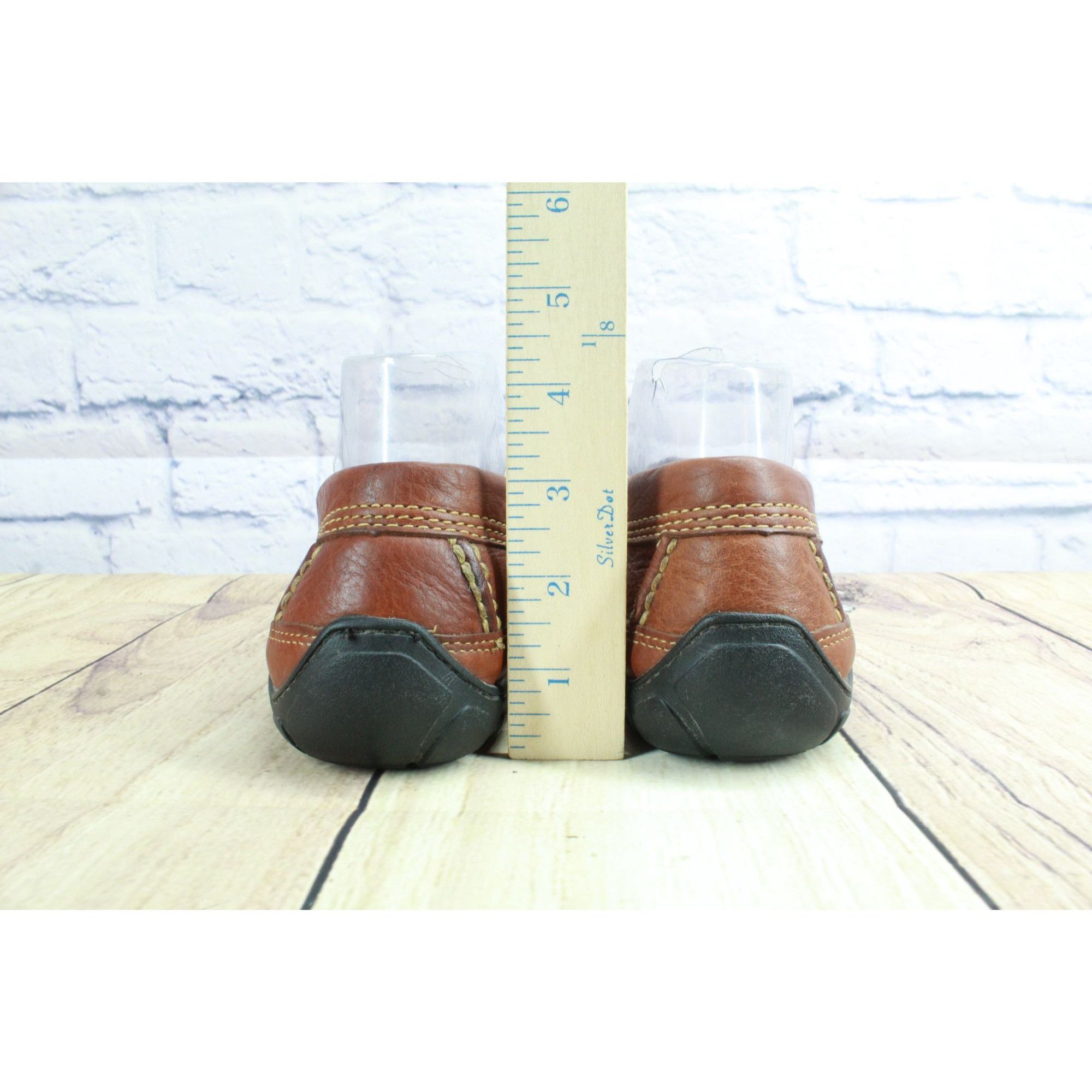 L.L. Bean × Leather LL Bean Men's Slip On Moccasin Toe Loafers Shoes Size US 7.5 / EU 40-41 - 7 Thumbnail
