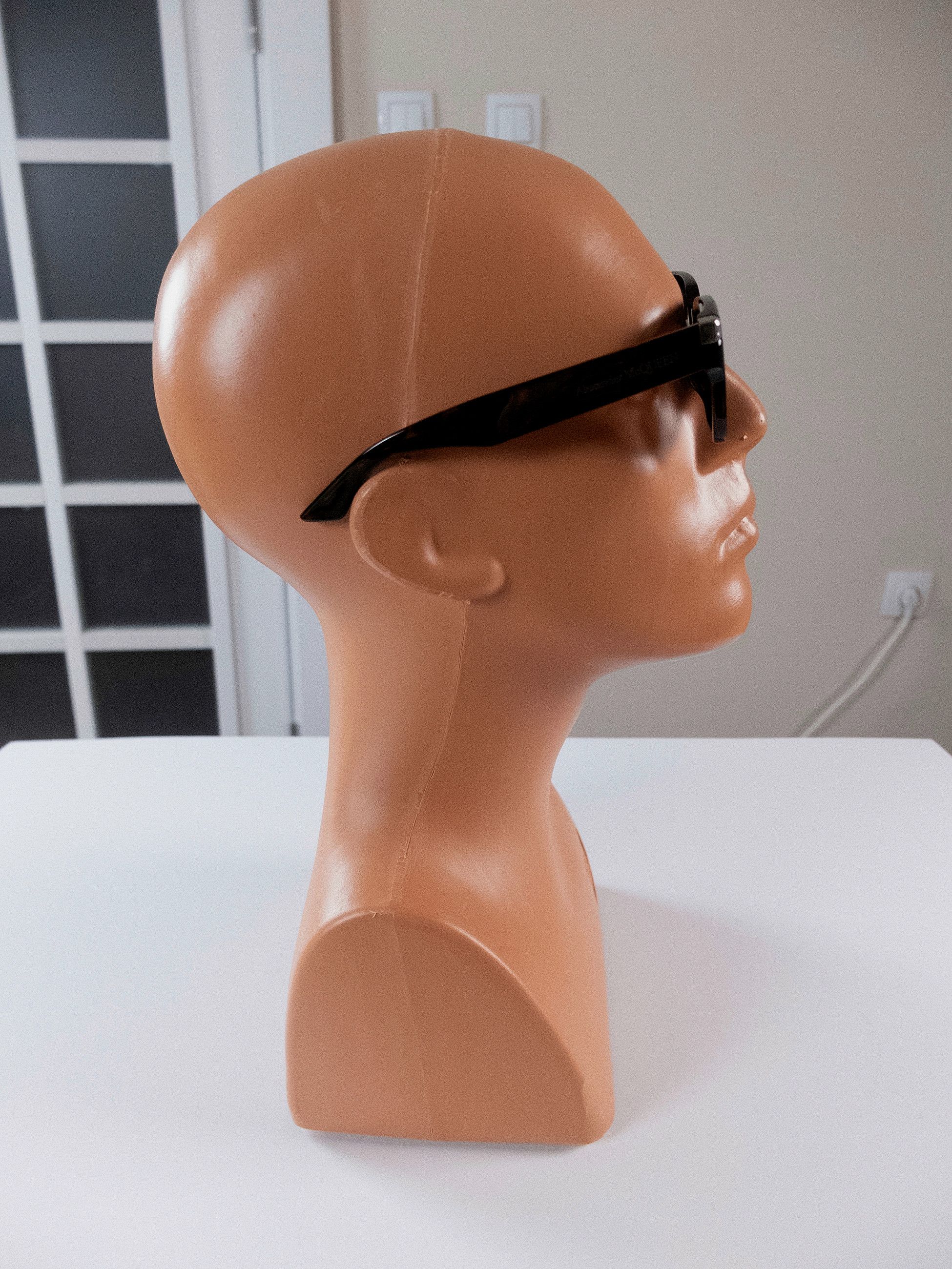 Alexander McQueen ALEXANDER MCQUEEN Punk Rivet tortoise shell sunglasses Size ONE SIZE - 11 Thumbnail