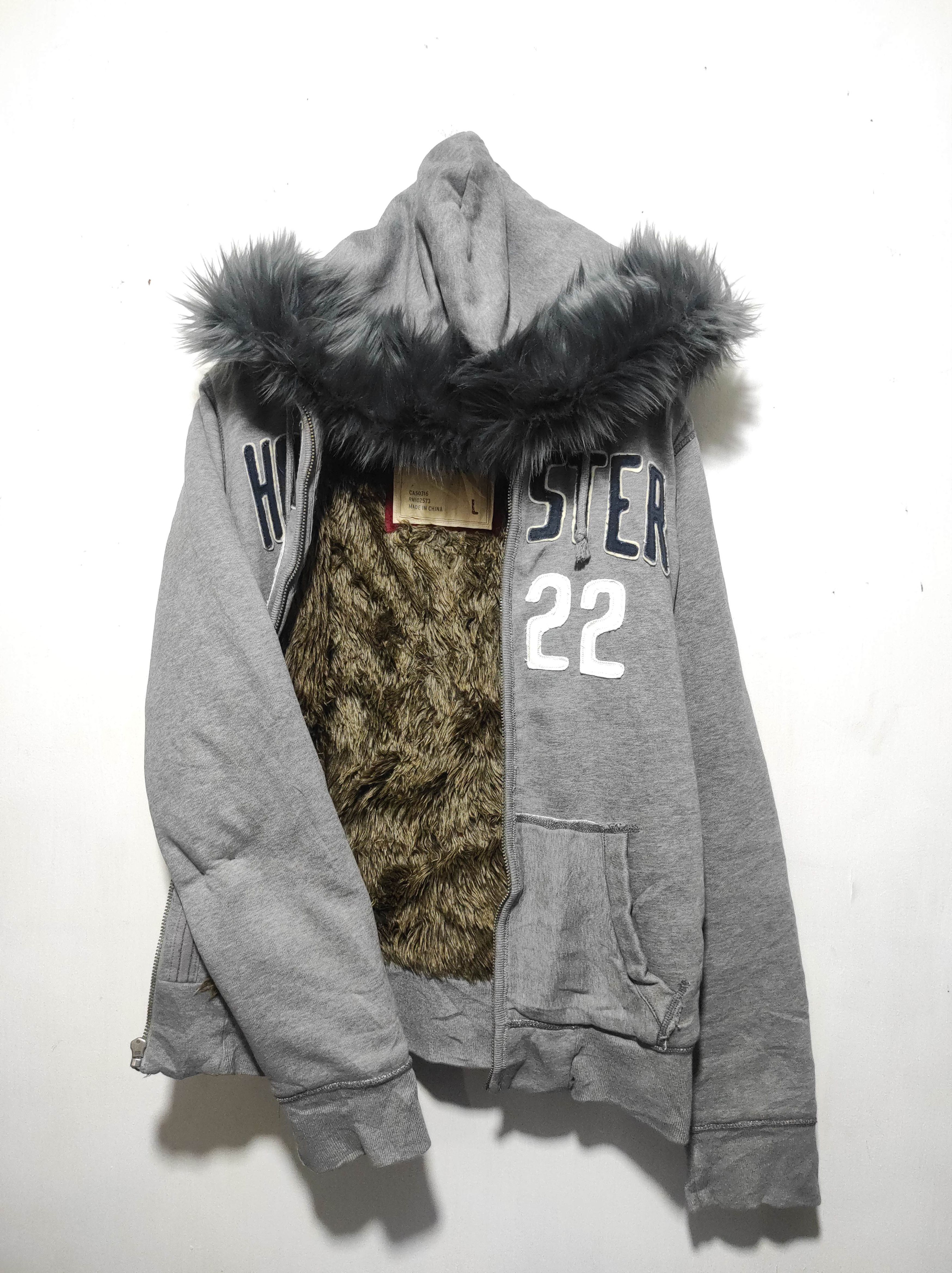 If Six Was Nine Hollister Sherpa Zip Fur Hoodie LGB style Size US L / EU 52-54 / 3 - 2 Thumbnail