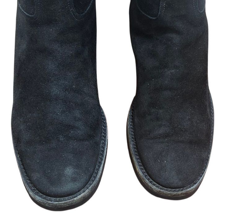 Gravati Gravati Black Suede Knee High Boots Vibram Gumlite Sole 9M Size US 9 / IT 39 - 3 Thumbnail