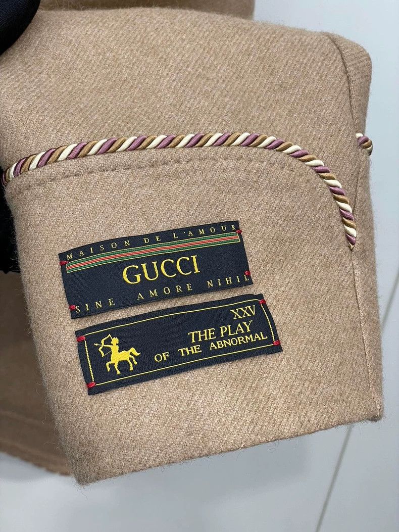 Gucci Gucci Camel hair double-breasted jacket 2501-Nextarrow Size US S / EU 44-46 / 1 - 4 Thumbnail