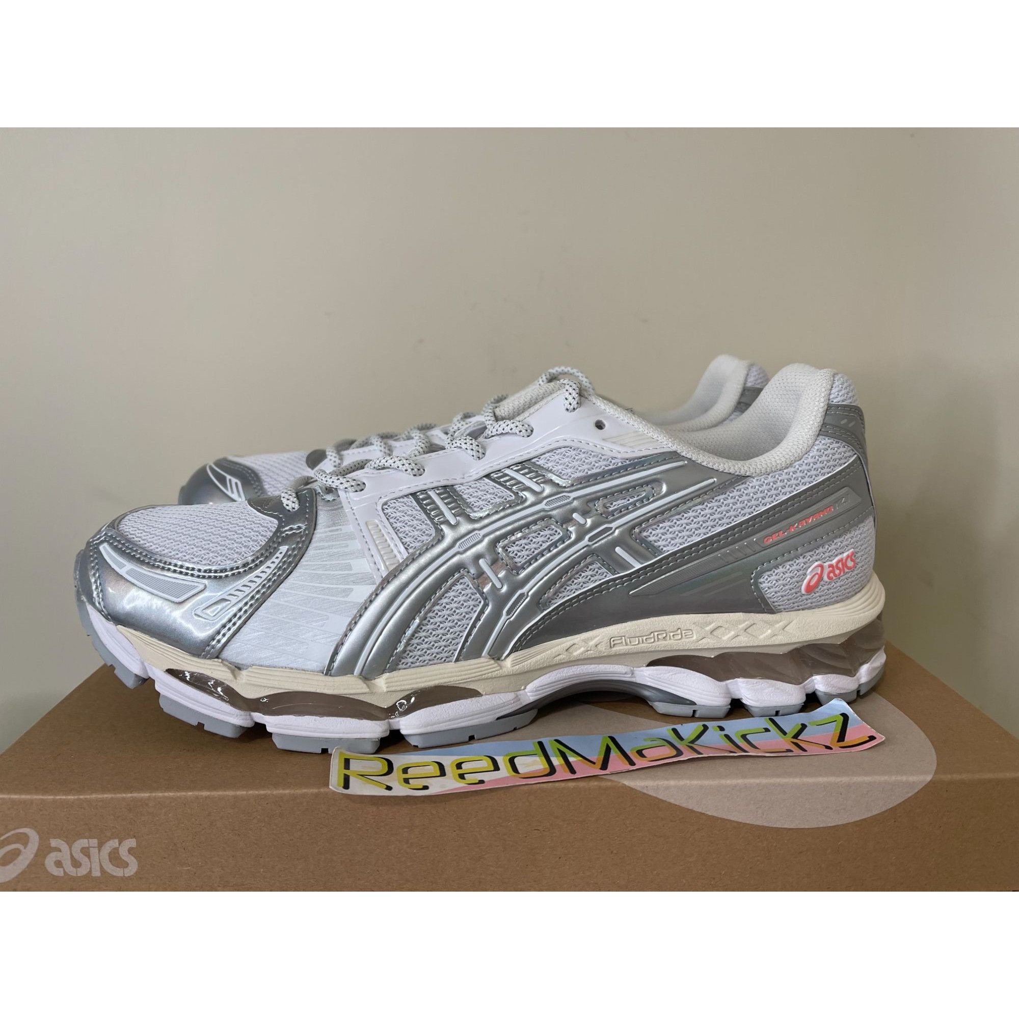 Asics Asics Gel Kayano 12.1 White Pure Silver Mens 8us Size US 8 / EU 41 - 1 Thumbnail