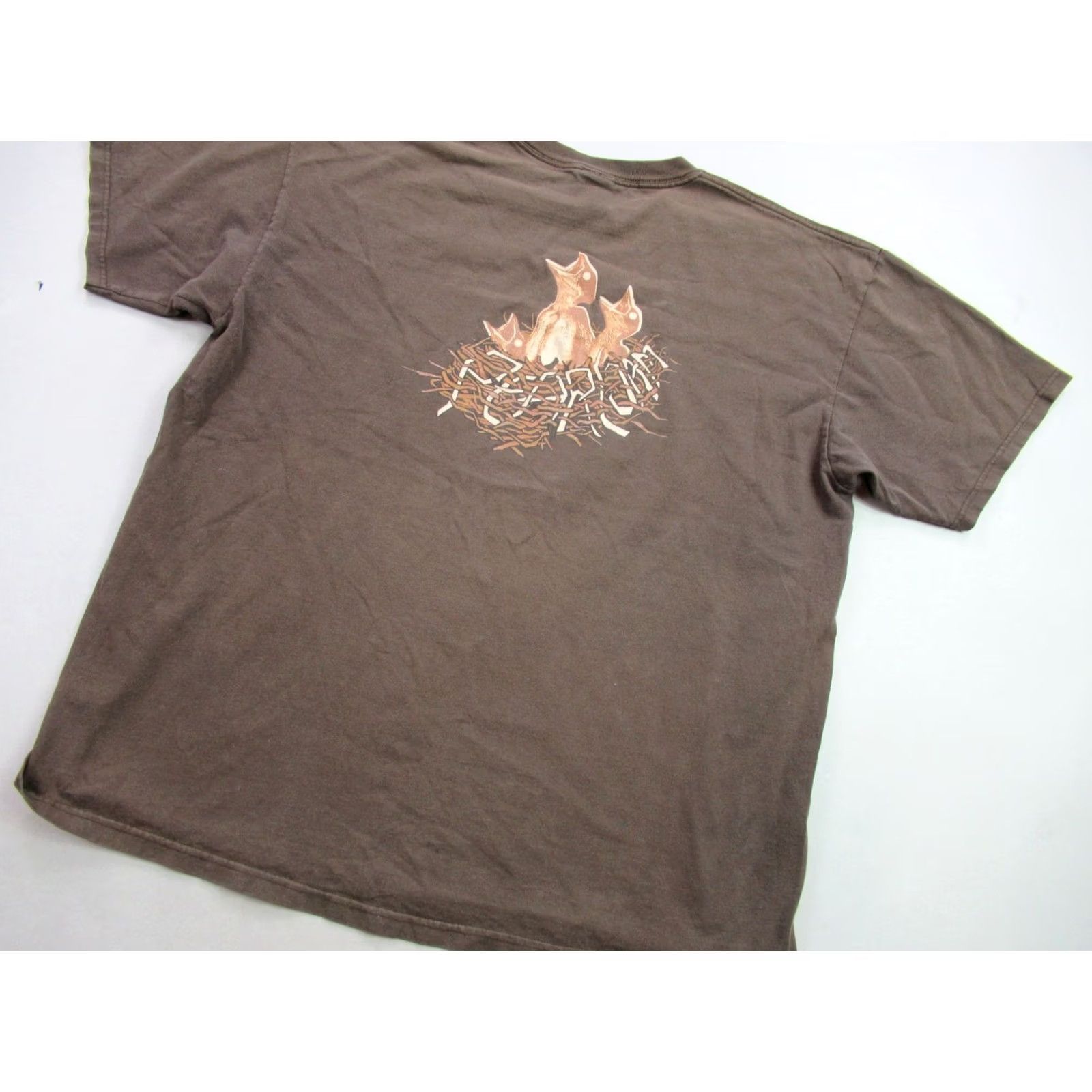 Anvil Anvil Shirt Mens M Brown Short Sleeve Crew Neck Outdoors Lightweight Casual Size US M / EU 48-50 / 2 - 6 Thumbnail