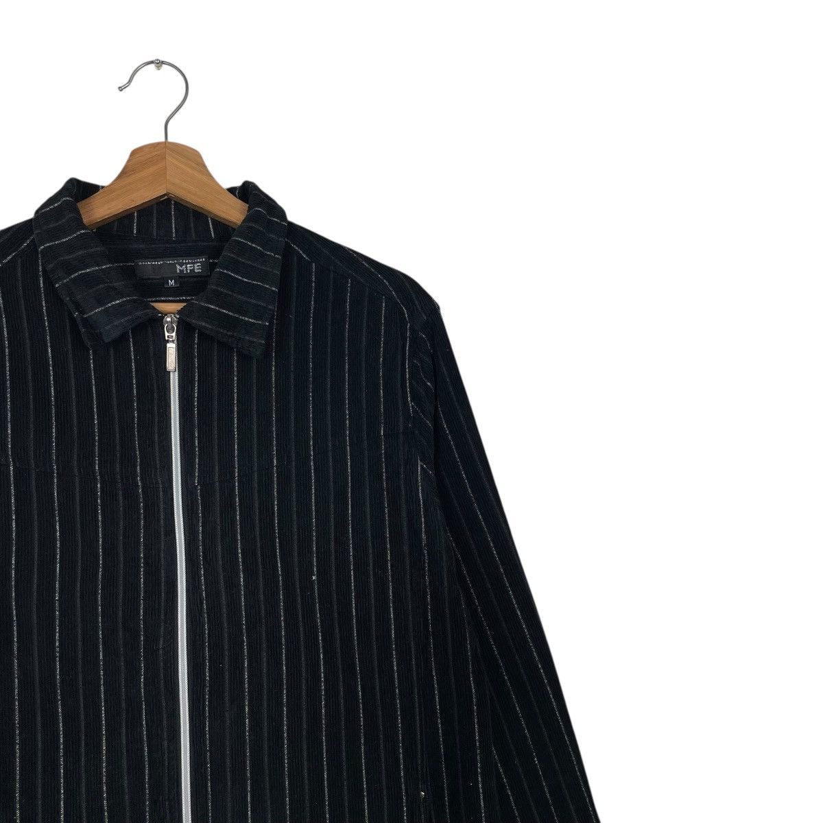Japanese Brand Japanese Brand MFE Stripe Zipper Jacket Size US M / EU 48-50 / 2 - 5 Thumbnail