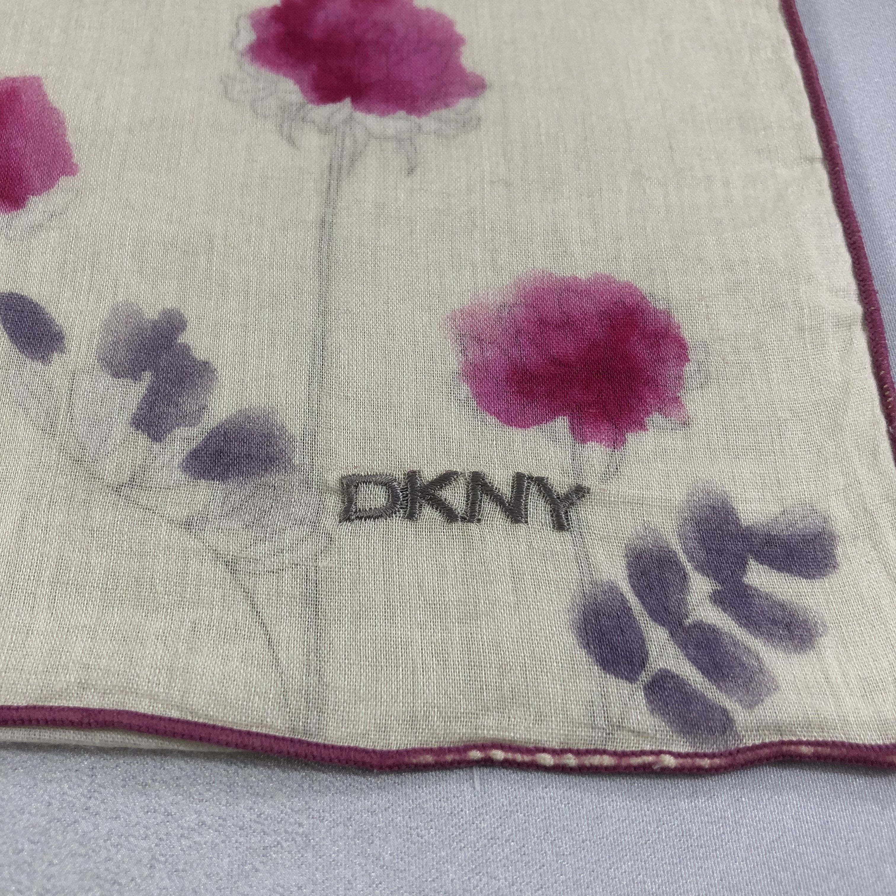 DKNY DKNY Double Sided Handkerchief Neckerchief Bandana H2104 Size ONE SIZE - 4 Thumbnail
