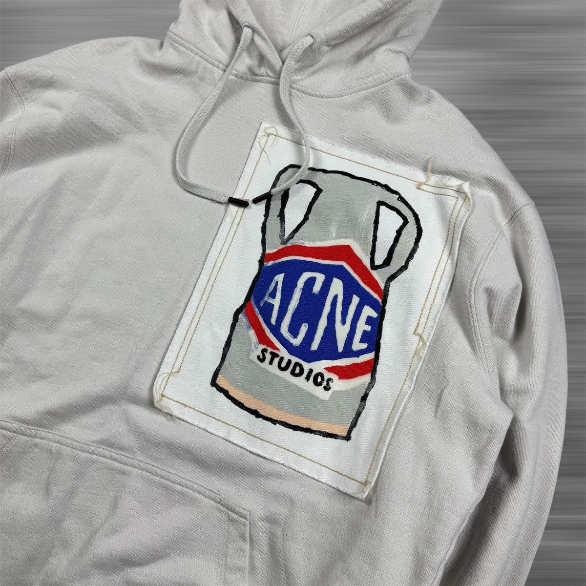 Acne Studios Acne Studios Grant Levy Lucero Ceramic Patch Hoodie Size US S / EU 44-46 / 1 - 2 Thumbnail