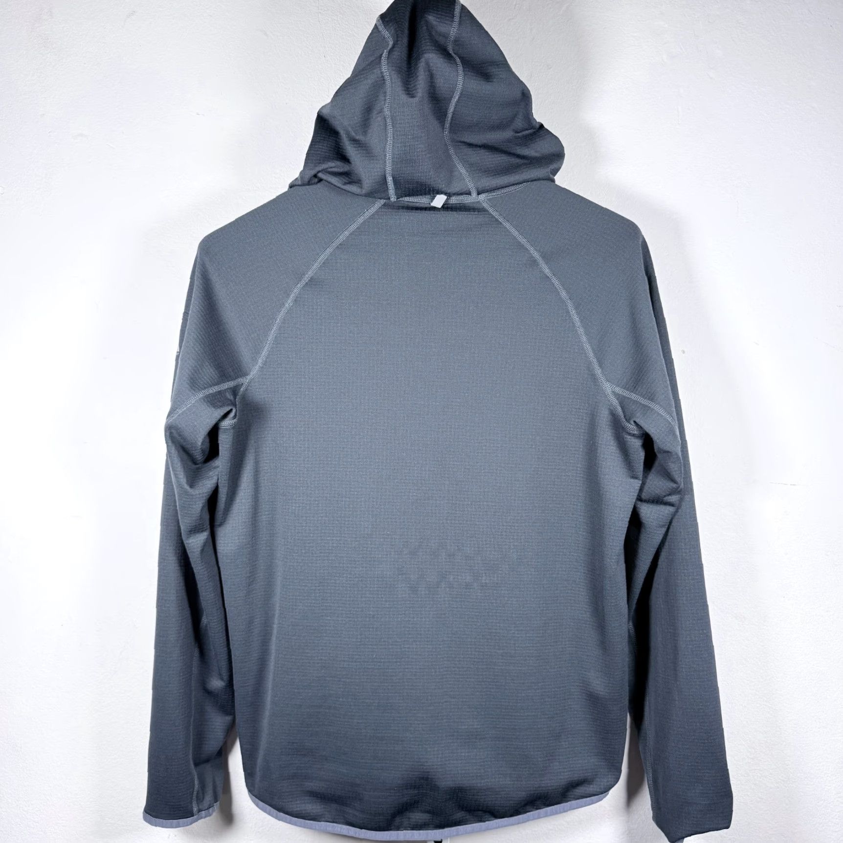 Eddie Bauer Eddie Bauer High Route Grid Fleece 1/2-Zip Hoodie Gray Thumbhole Men's - Medium Hoodie Men Gray 1/2 Zip Size US M / EU 48-50 / 2 - 2 Thumbnail