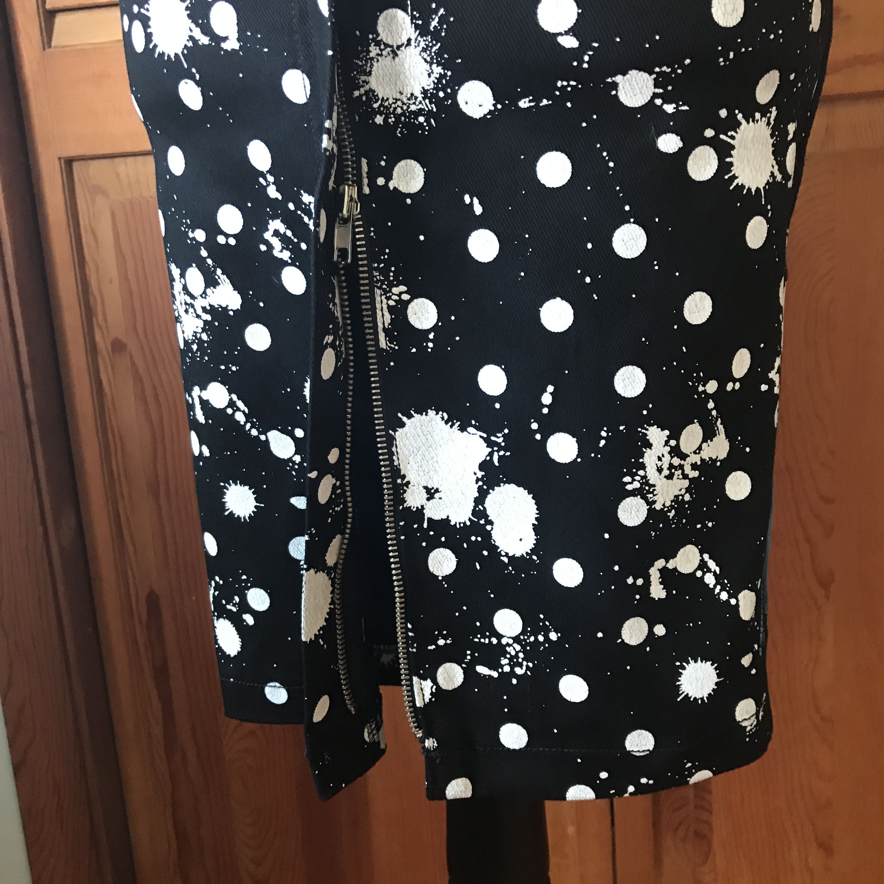 Lip Service Vintage Lip Service Polka Splatz Punk Goth Skirt XS Size 26" / US 2 / IT 38 - 3 Thumbnail